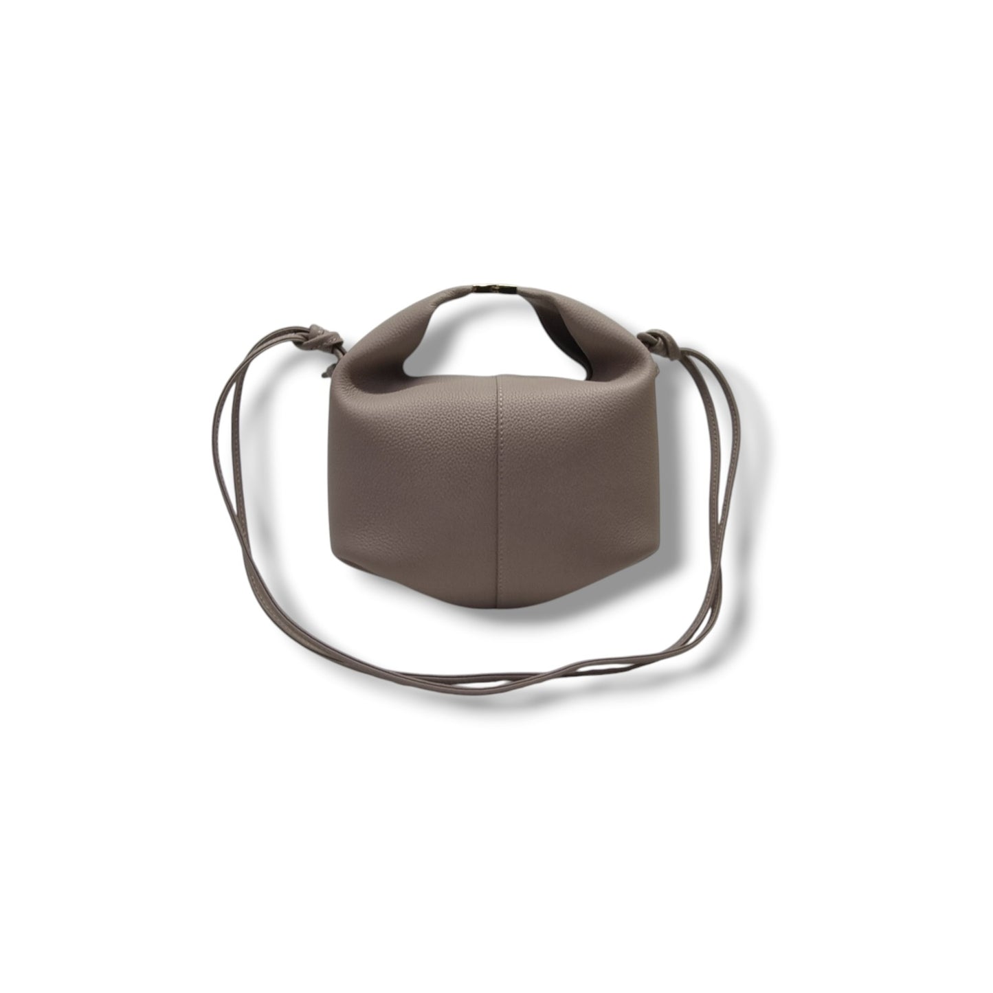 Polene Beri Grain Spanish Calfskin Crossbody Ghw (Taupe)