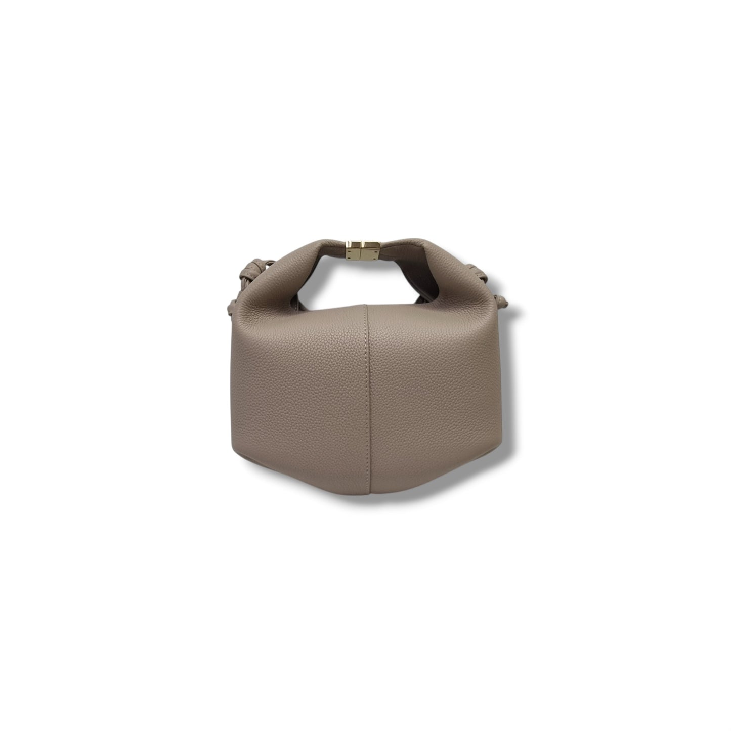 Polene Beri Grain Spanish Calfskin Crossbody Ghw (Taupe)