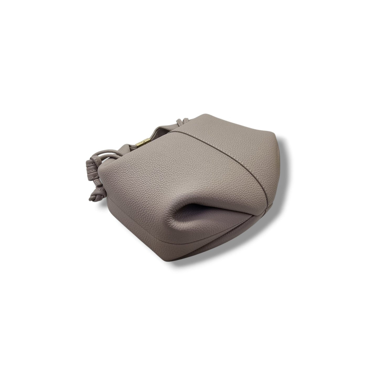 Polene Beri Grain Spanish Calfskin Crossbody Ghw (Taupe)