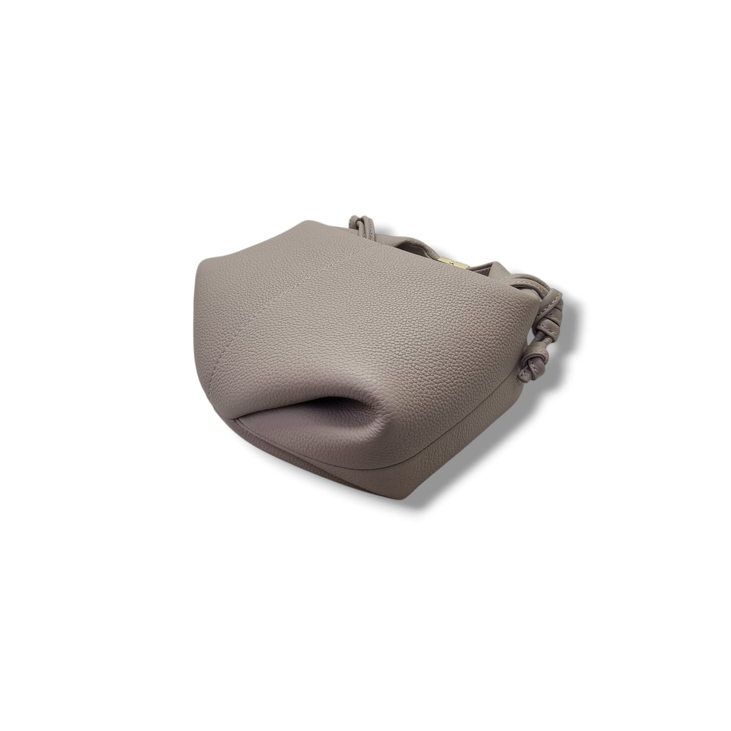 Polene Beri Grain Spanish Calfskin Crossbody Ghw (Taupe)
