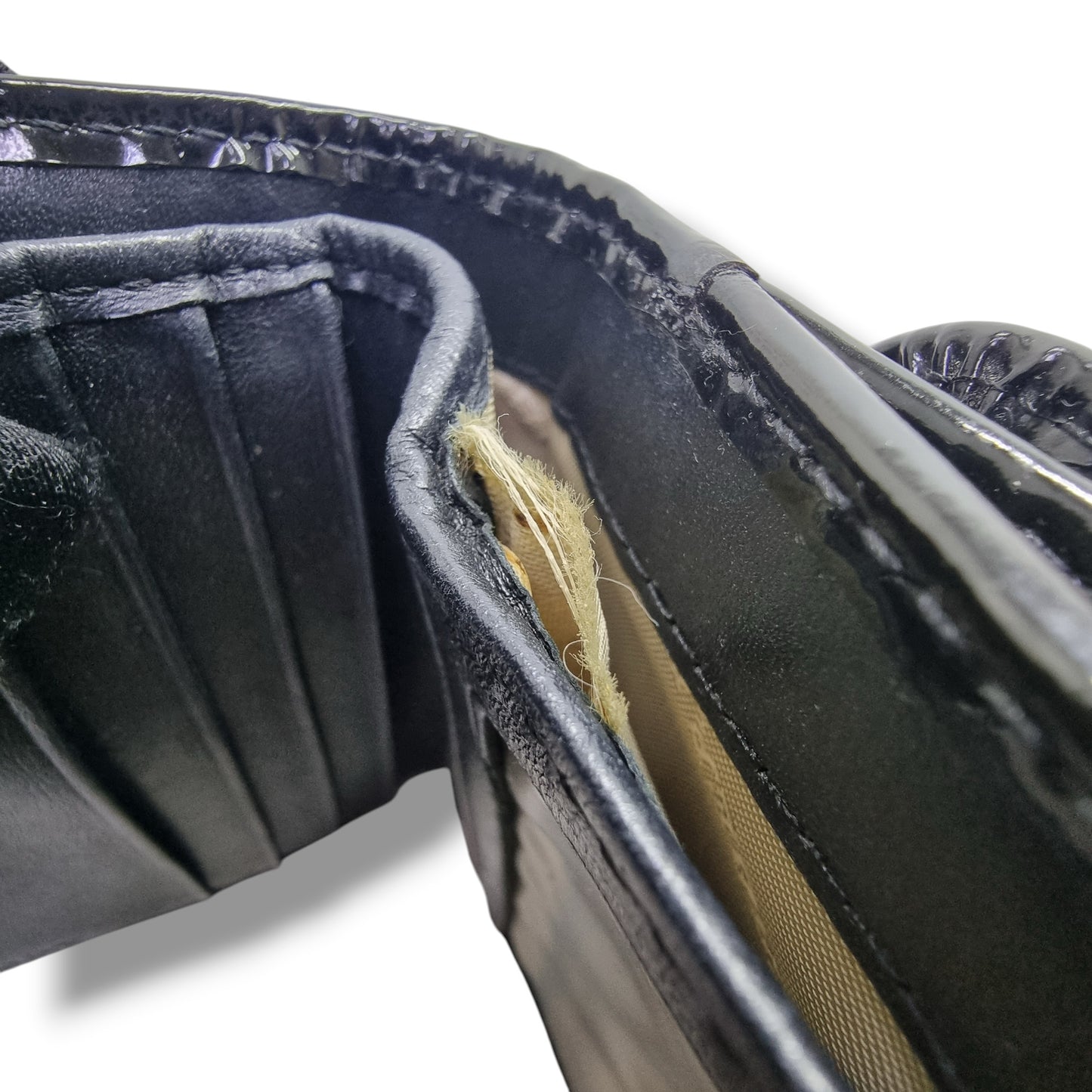 Burberry Supernova Check Canvas Compact Wallet Shw (Black)