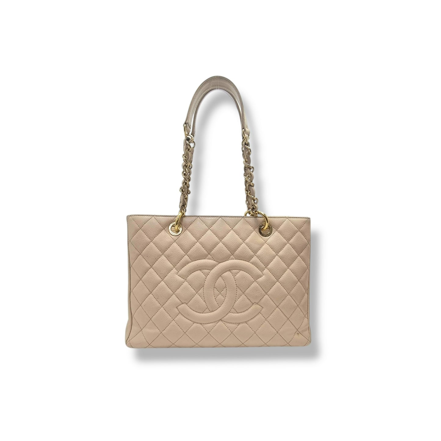 Chanel GST Caviar Ghw (Beige)