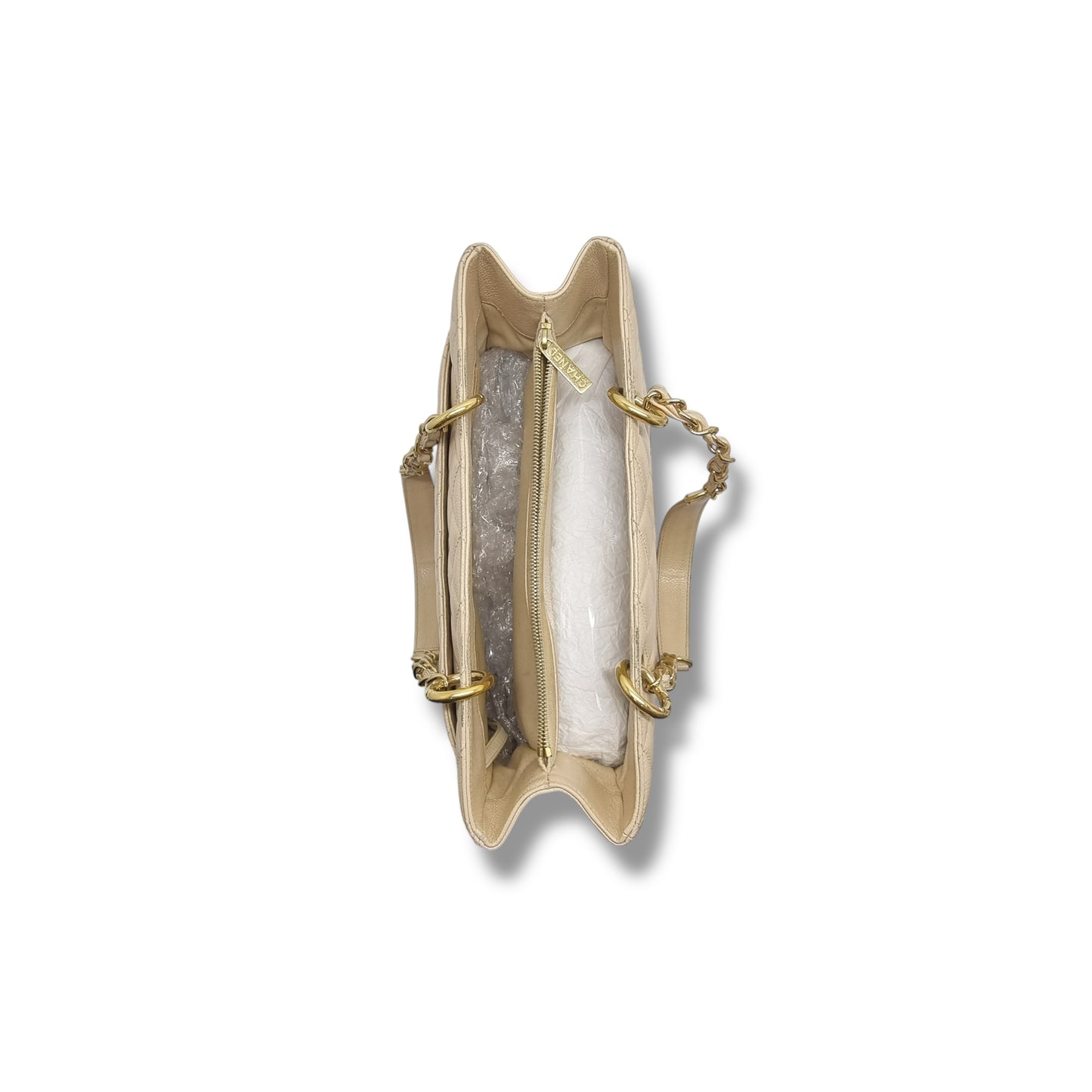 Chanel GST Caviar Ghw (Beige)