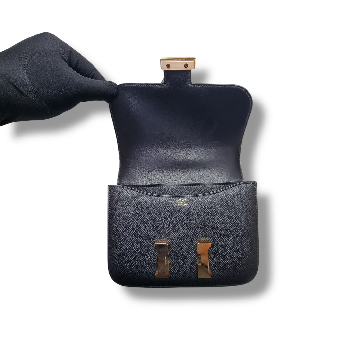 Hermes Constance 18 Epsom Leather Ghw (Black)