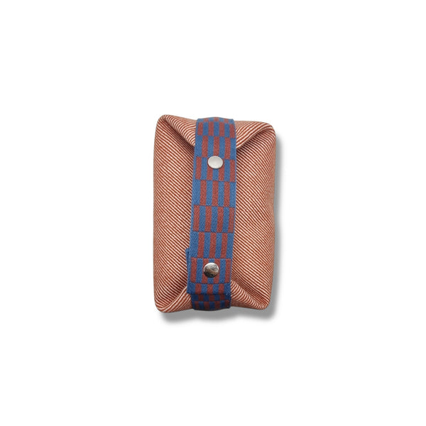 Hermes Bride A Brac H Natte Bicolor Wool Twill Case Small (Tomette)