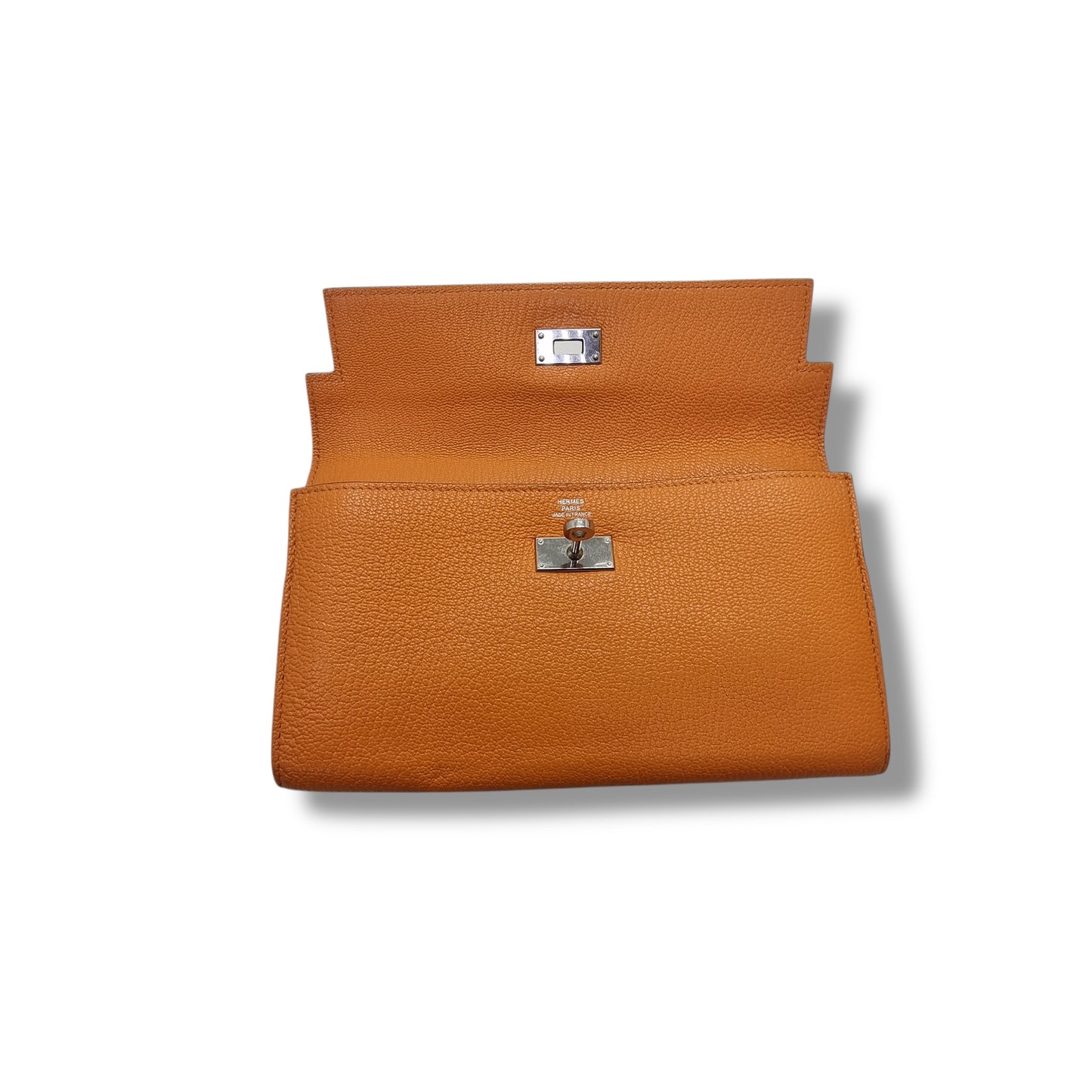Hermes Kelly Wallet Togo Leather Phw (Orange)