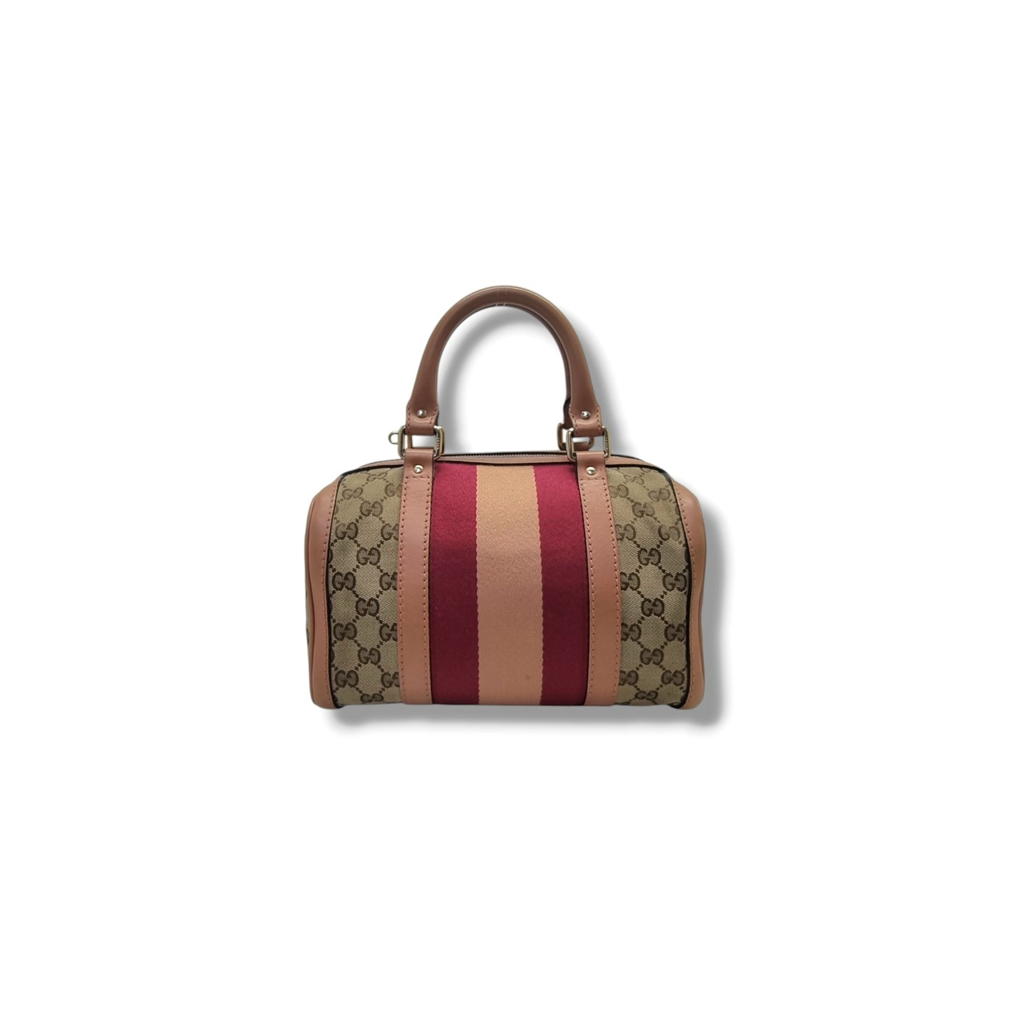 Gucci GG Canvas Joy Boston Bag Ghw (Light Brown)