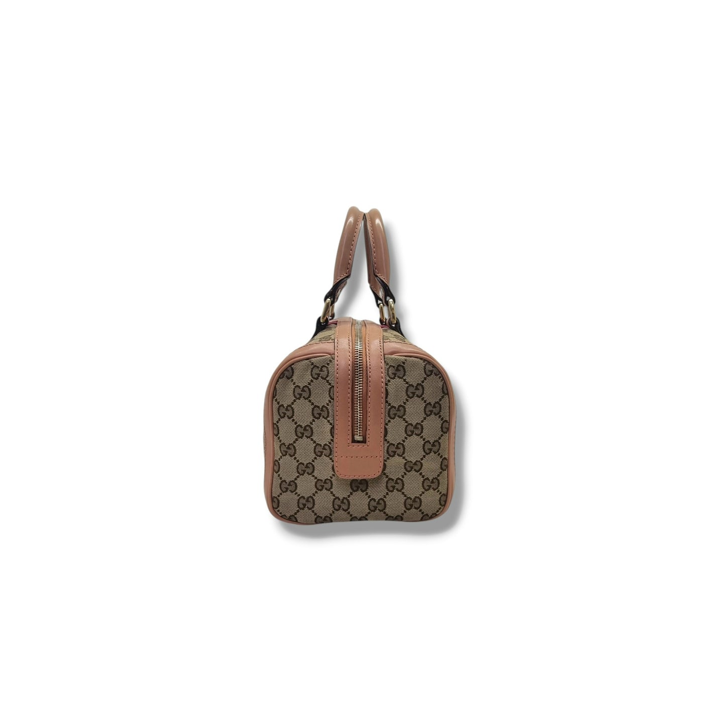 Gucci GG Canvas Joy Boston Bag Ghw (Light Brown)