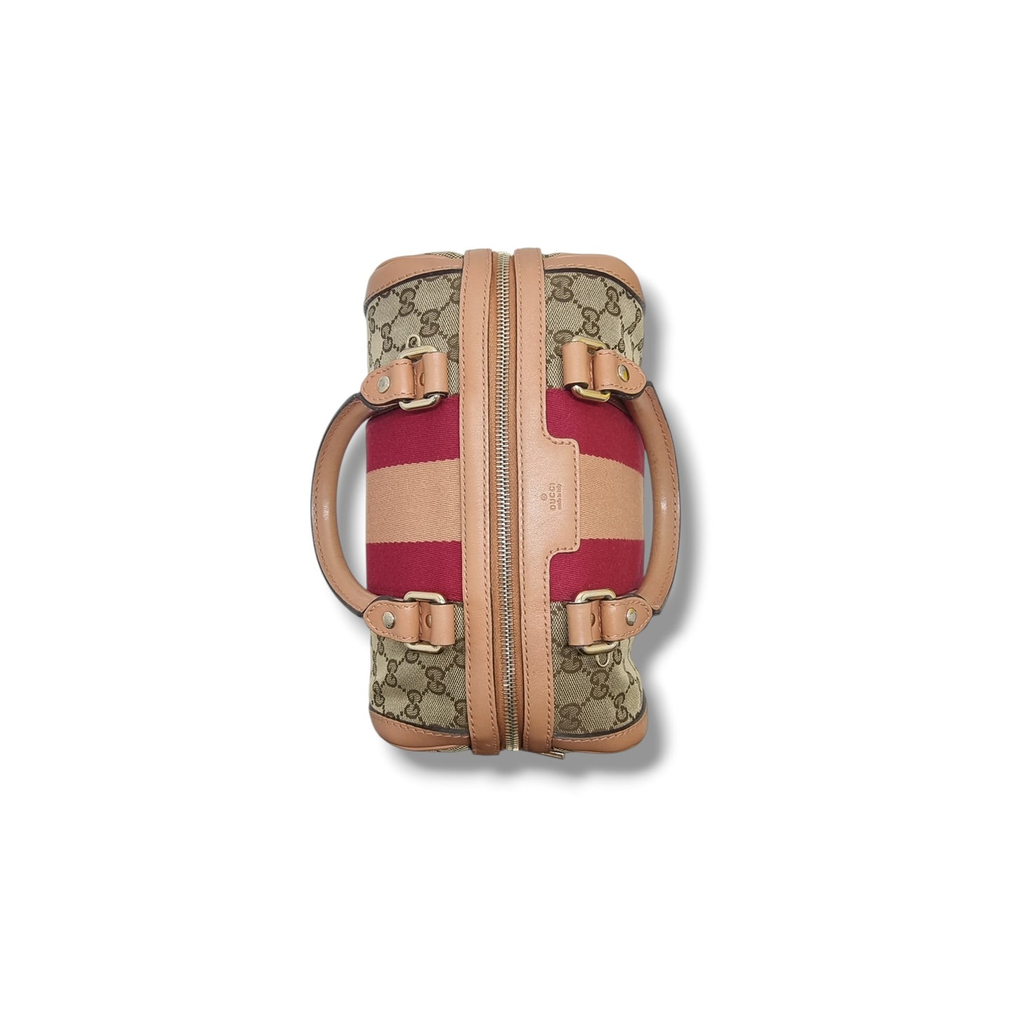 Gucci GG Canvas Joy Boston Bag Ghw (Light Brown)