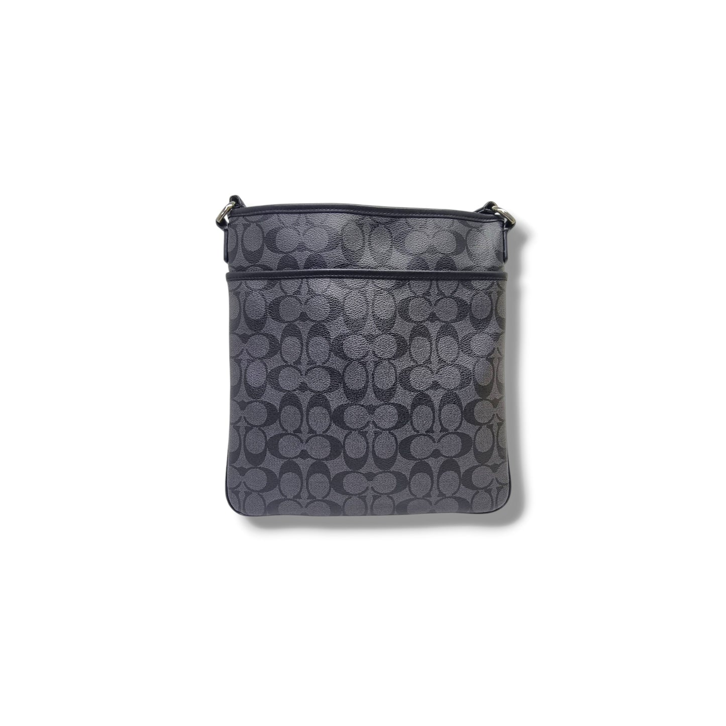 Coach Heritage Signature Canvas Crossbody Shw (Black)