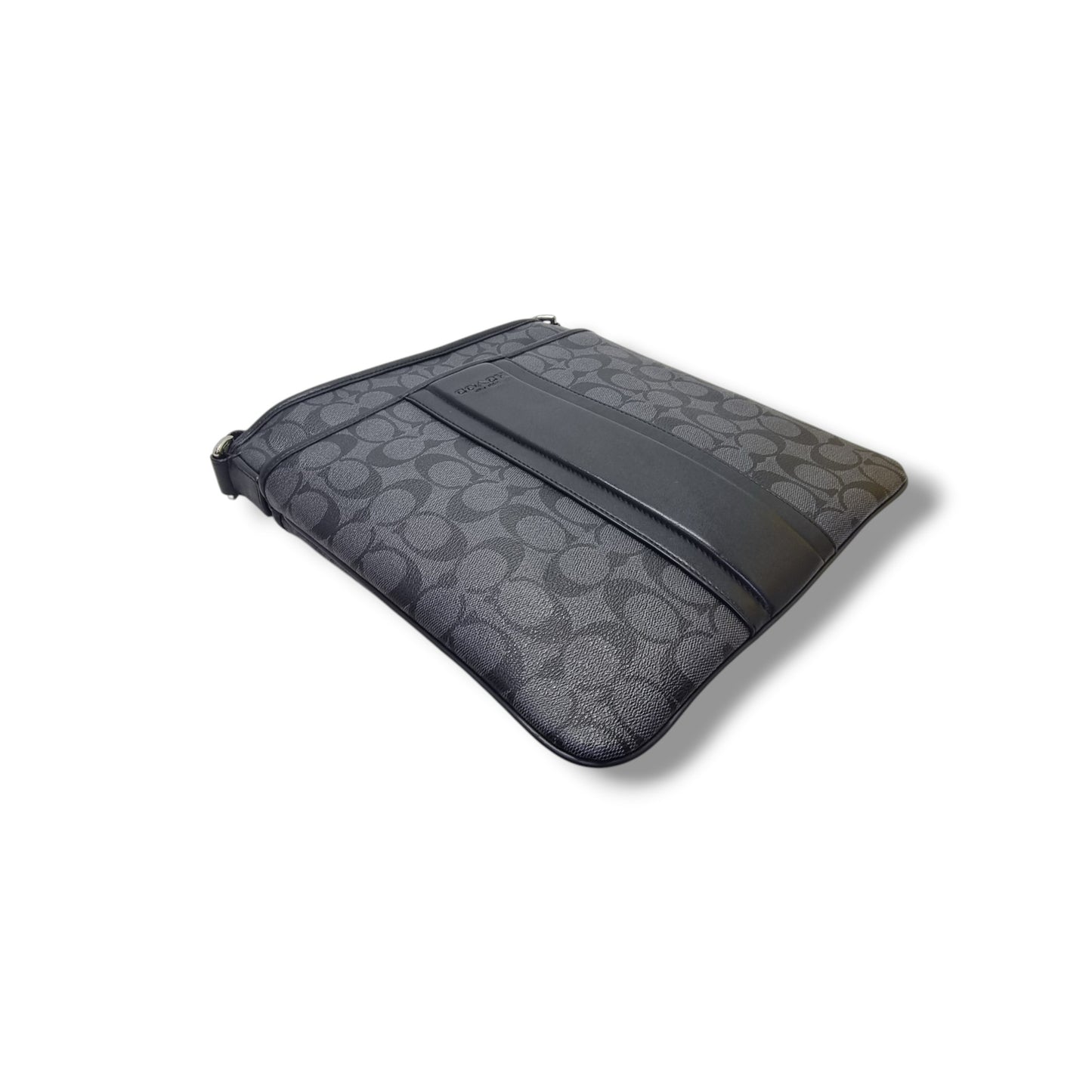 Coach Heritage Signature Canvas Crossbody Shw (Black)