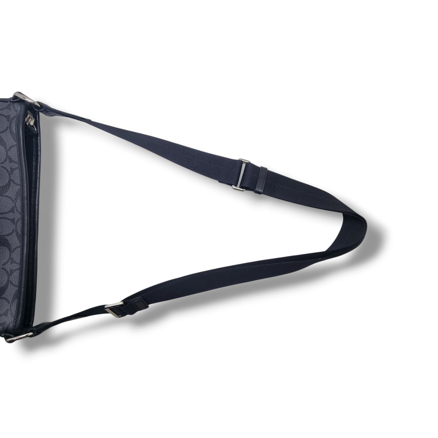 Coach Heritage Signature Canvas Crossbody Shw (Black)