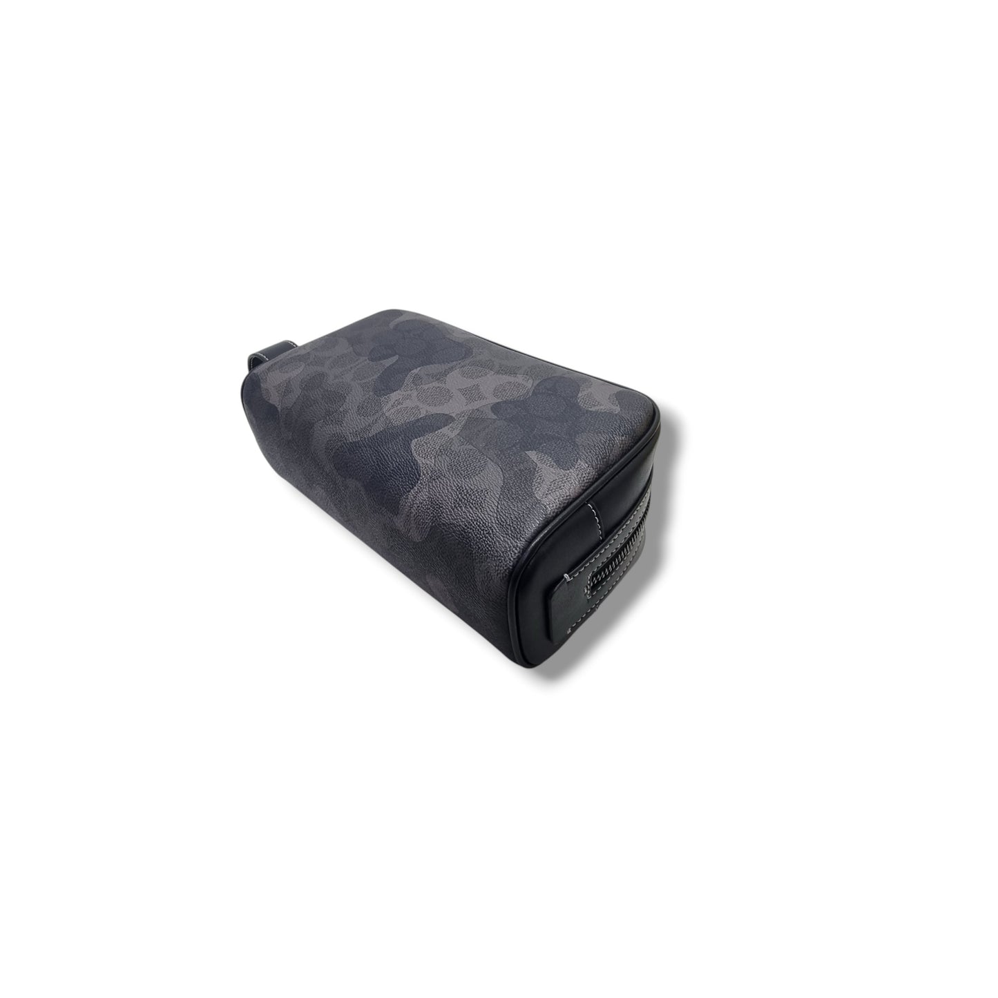 Coach Travel Kit In Signature Canvas & Leather Camo Print Shw (Grey/Black)