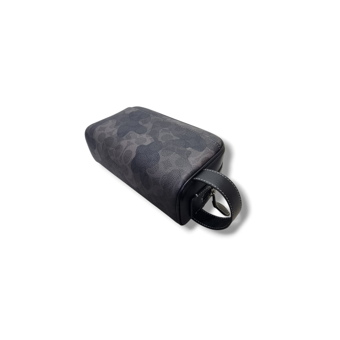 Coach Travel Kit In Signature Canvas & Leather Camo Print Shw (Grey/Black)