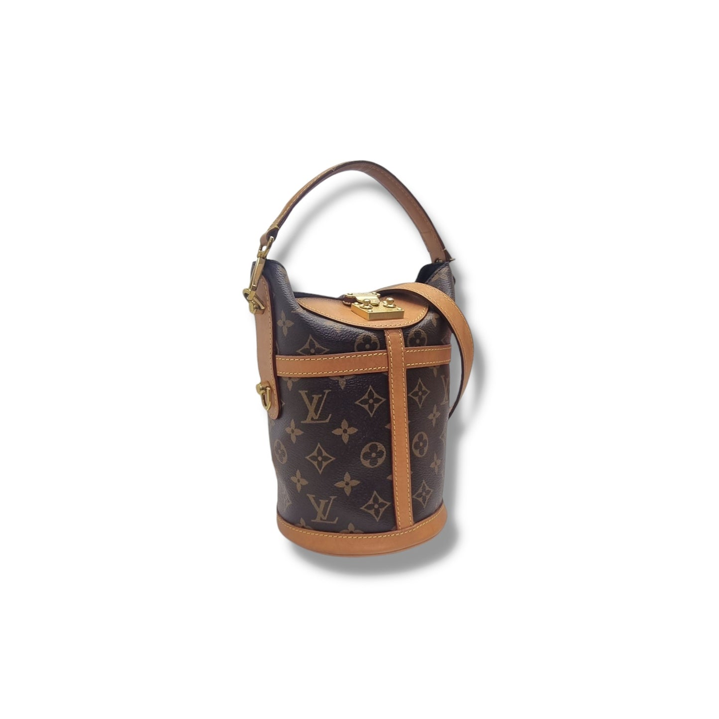 Louis Vuitton Duffle Bucket Bag Monogram Ghw