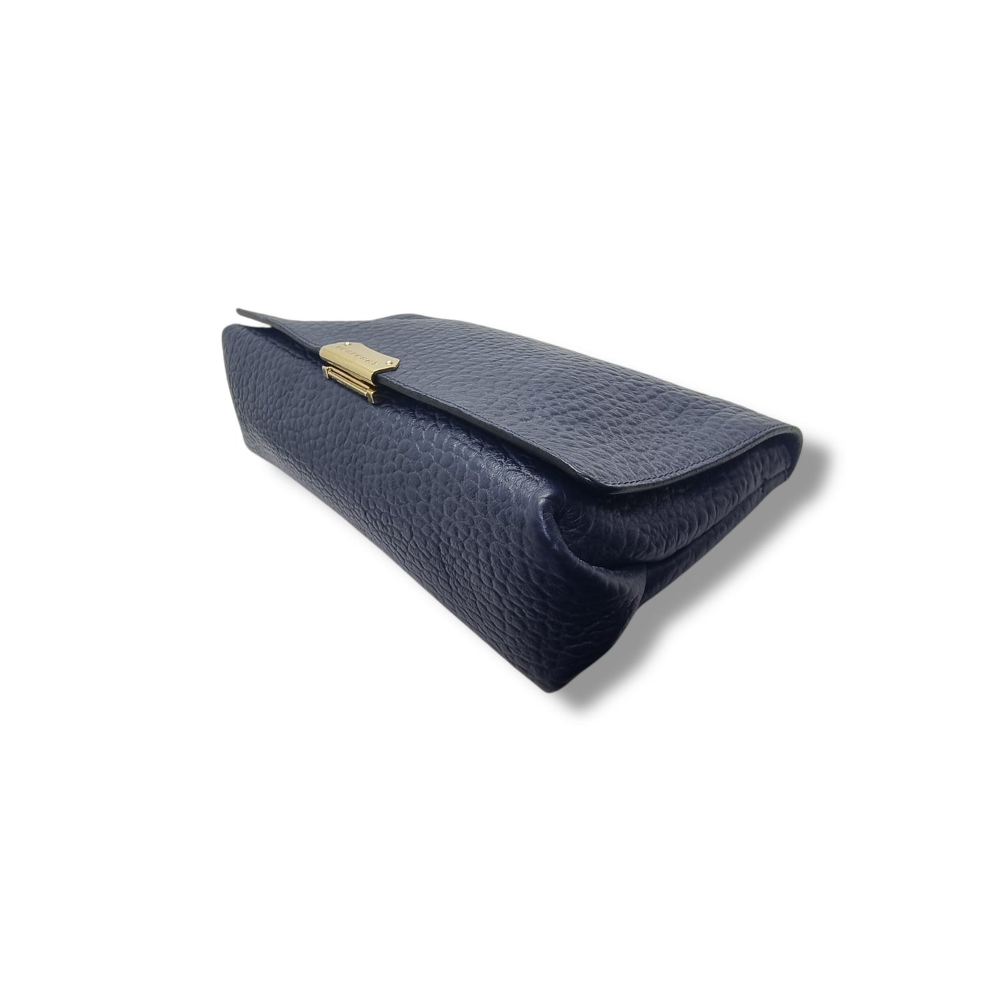 Burberry Mildenhall Leather Sling Bag Ghw (Navy Blue)