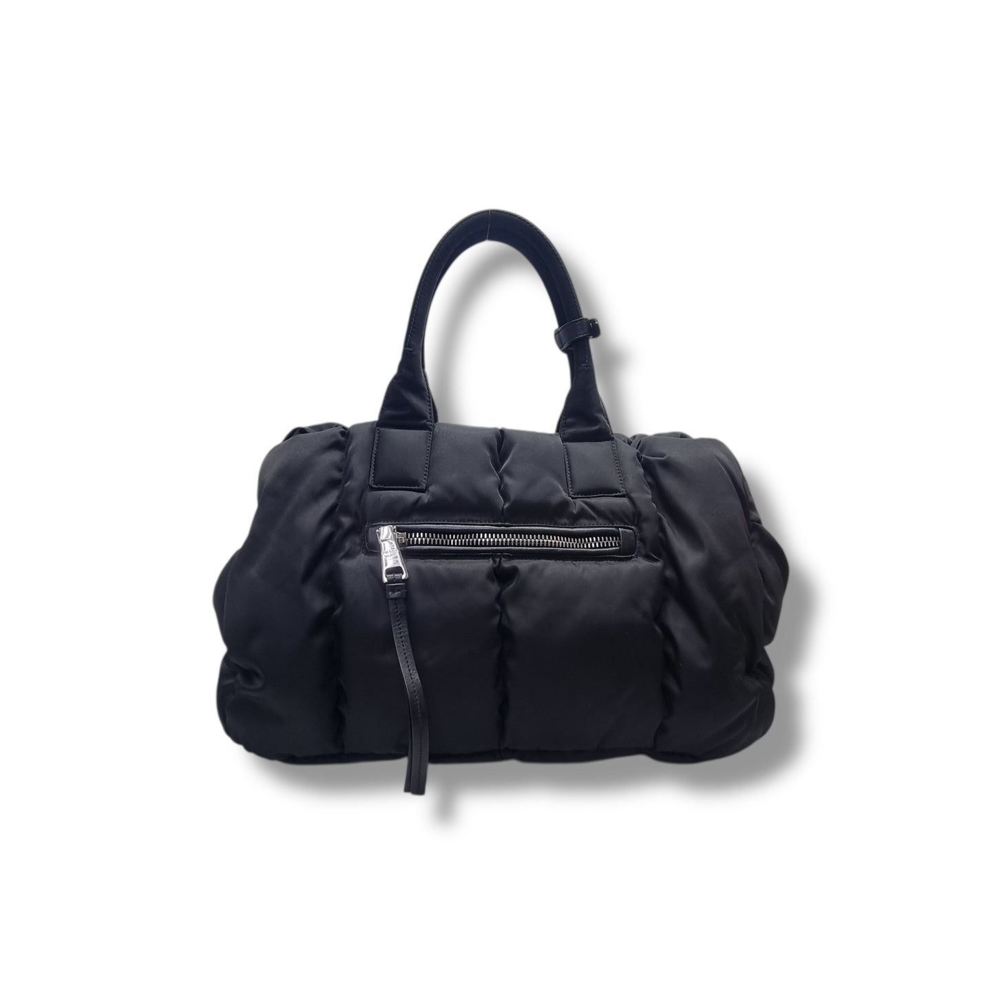 Prada Nylon Bomber Tote Bag Shw (Black)
