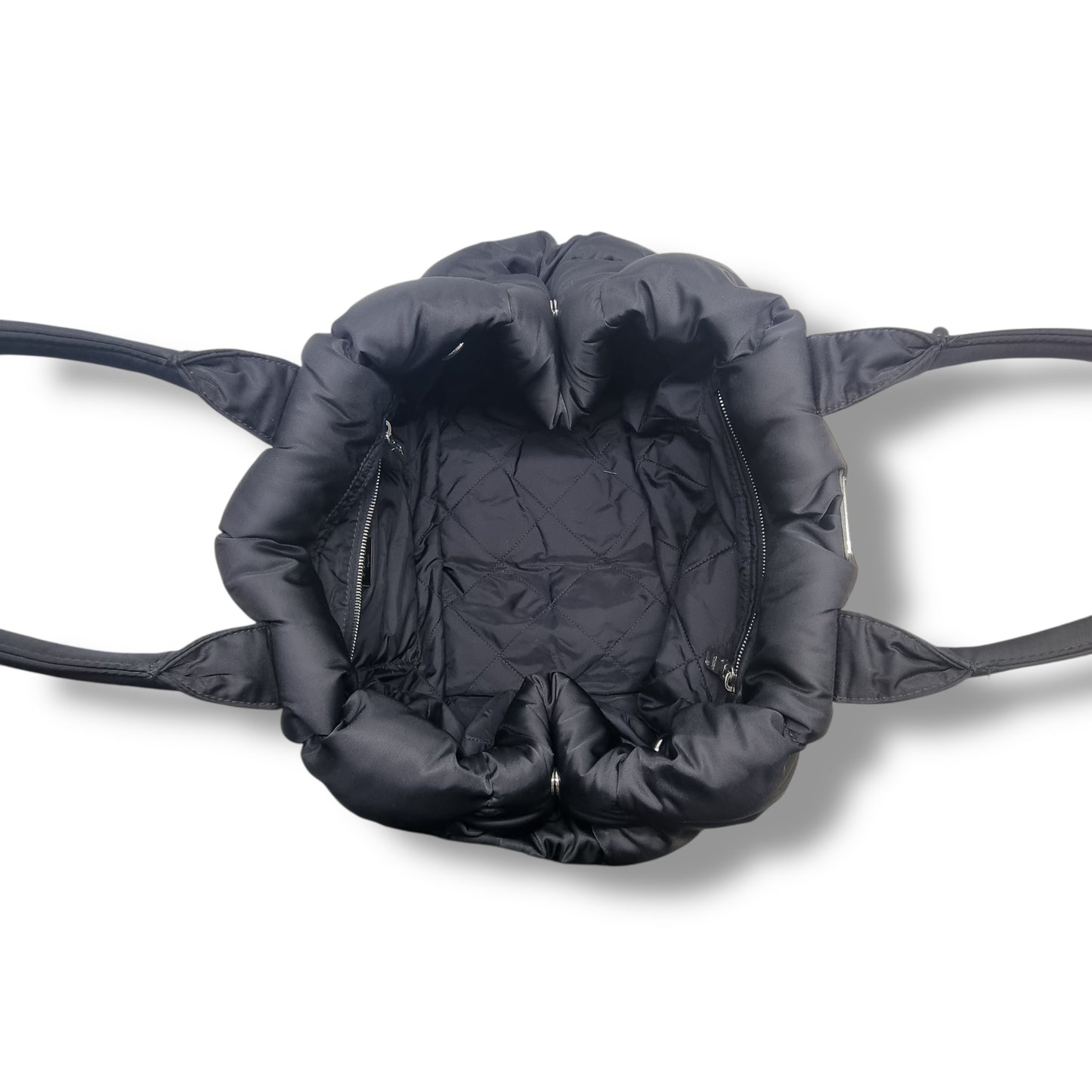 Prada Nylon Bomber Tote Bag Shw (Black)