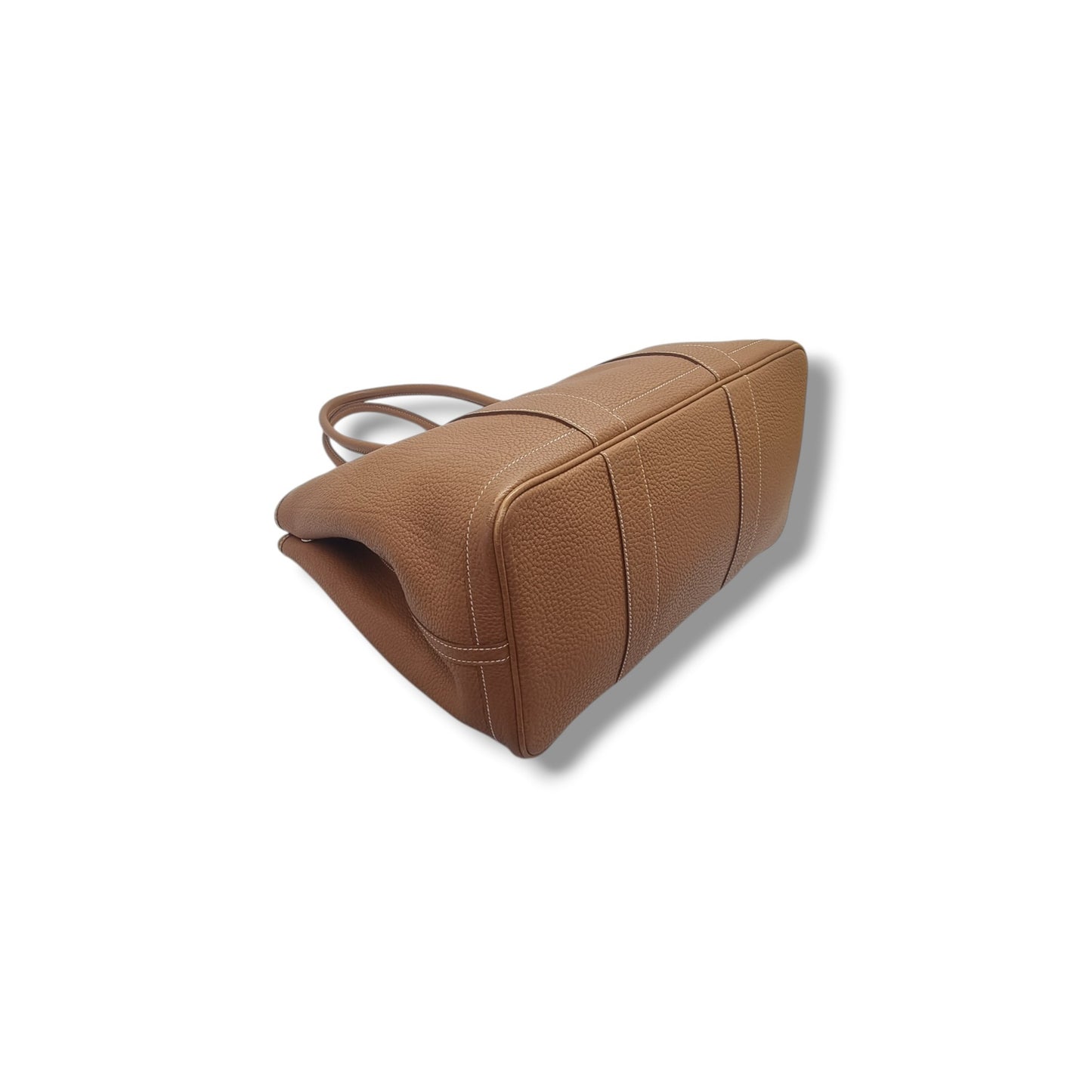 Hermes Garden Party 36 Negonda Pebbled Leather Phw (Tan)