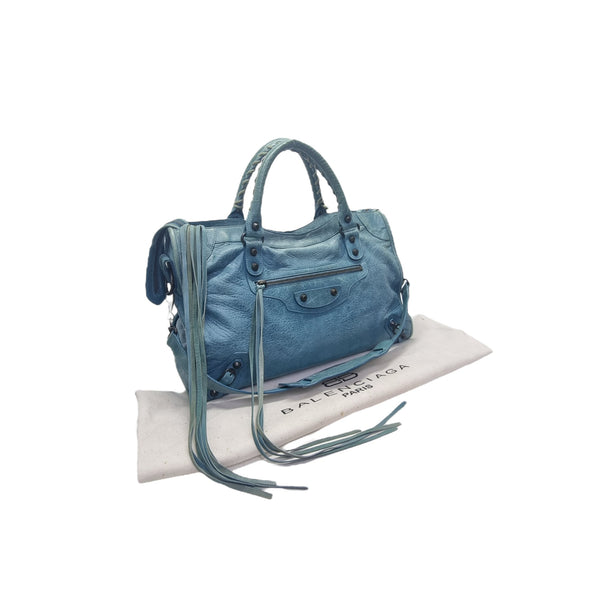 Balenciaga Classic City Tote Turquoise