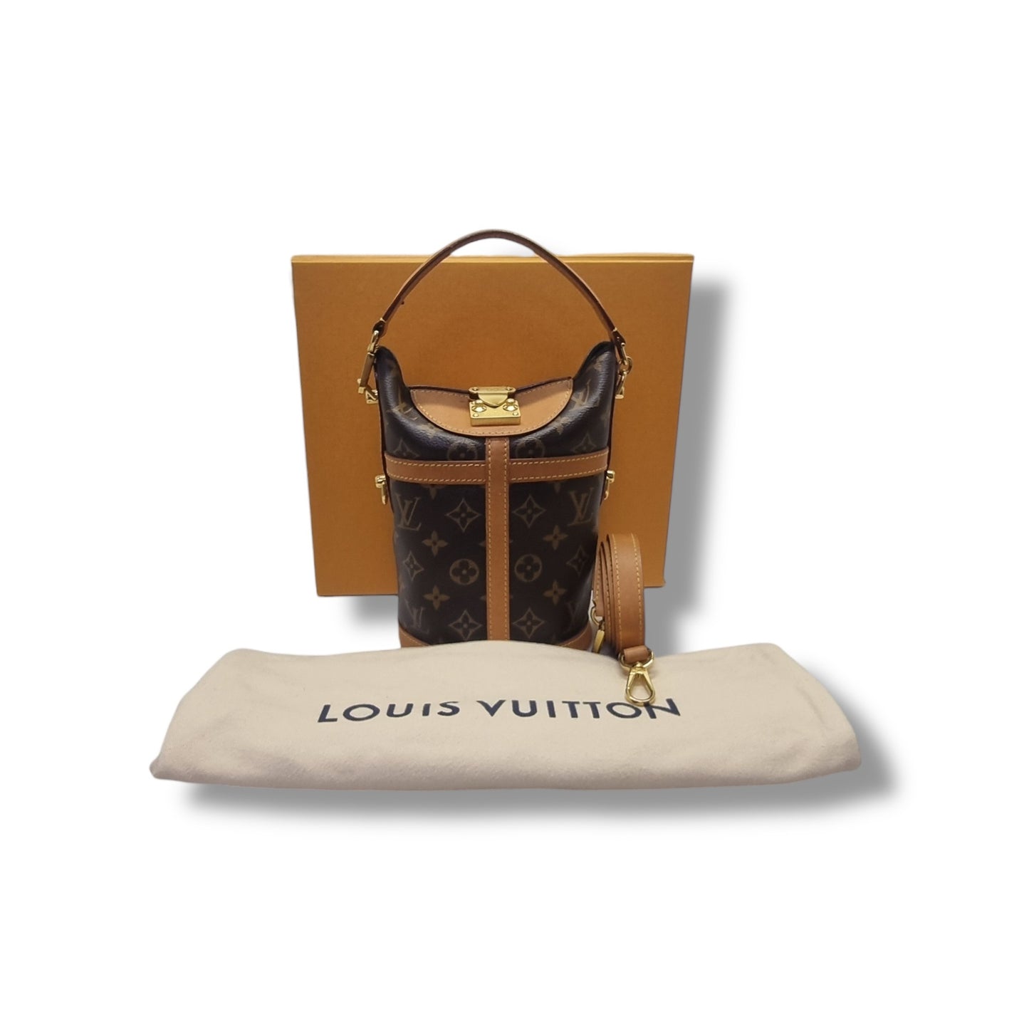 Louis Vuitton Duffle Bucket Bag Monogram Ghw