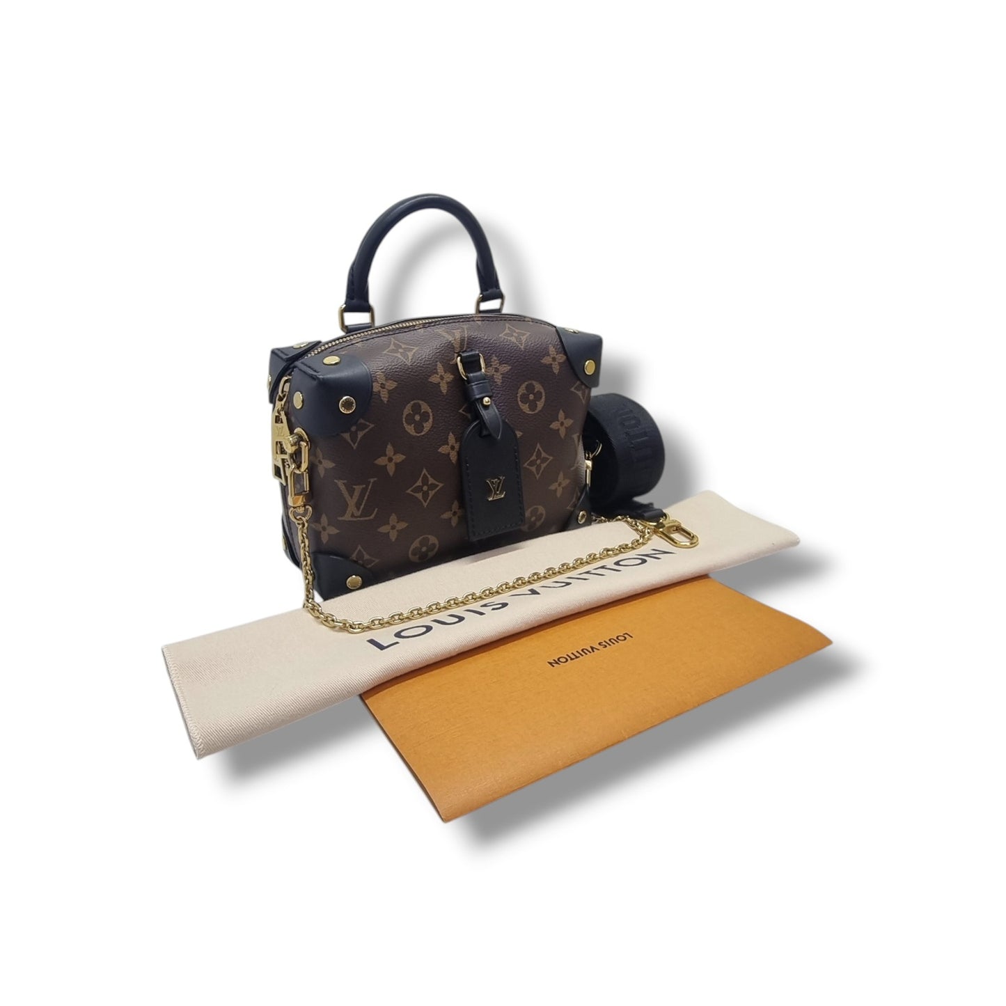 Louis Vuitton Petite Malle Souple Monogram Black Ghw