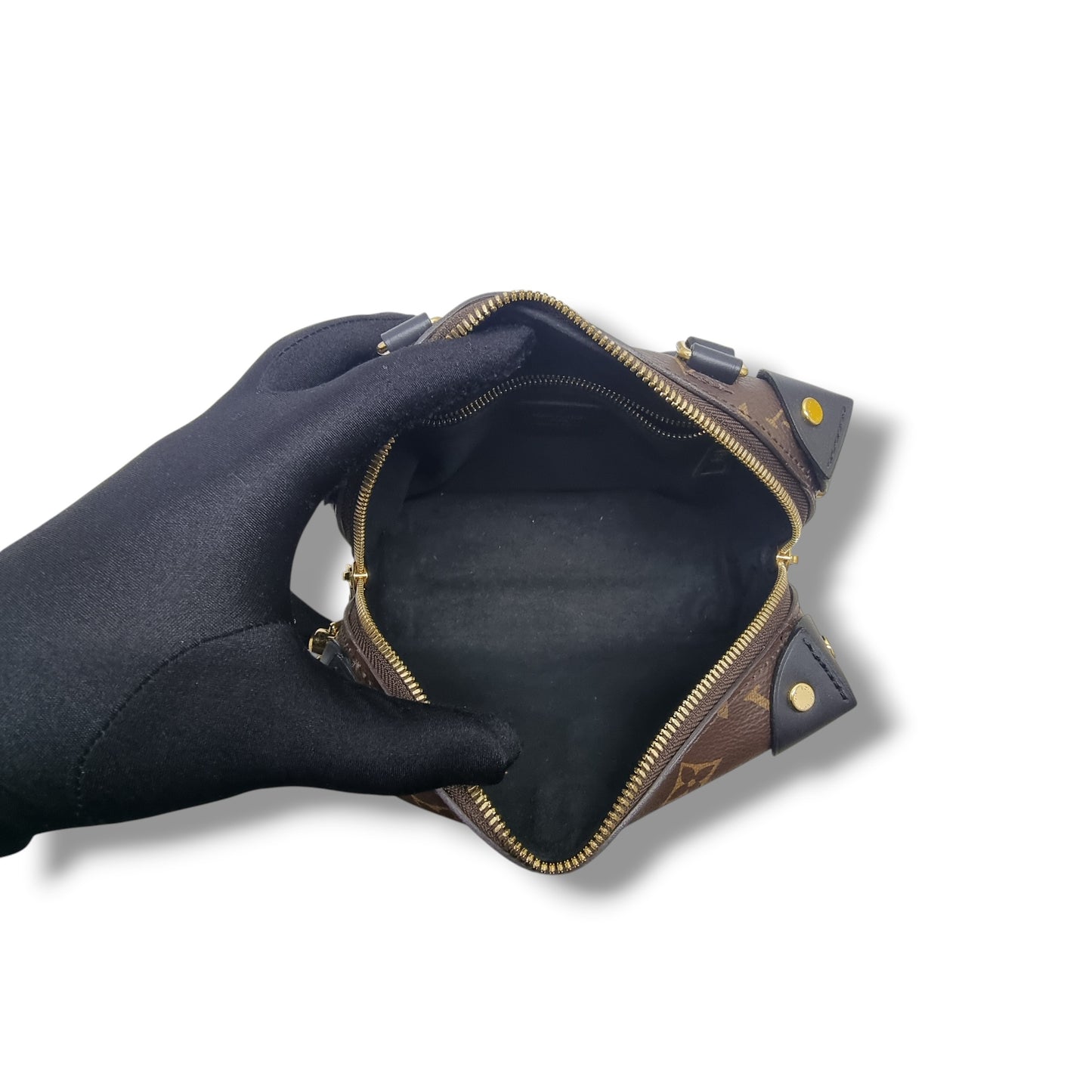 Louis Vuitton Petite Malle Souple Monogram Black Ghw