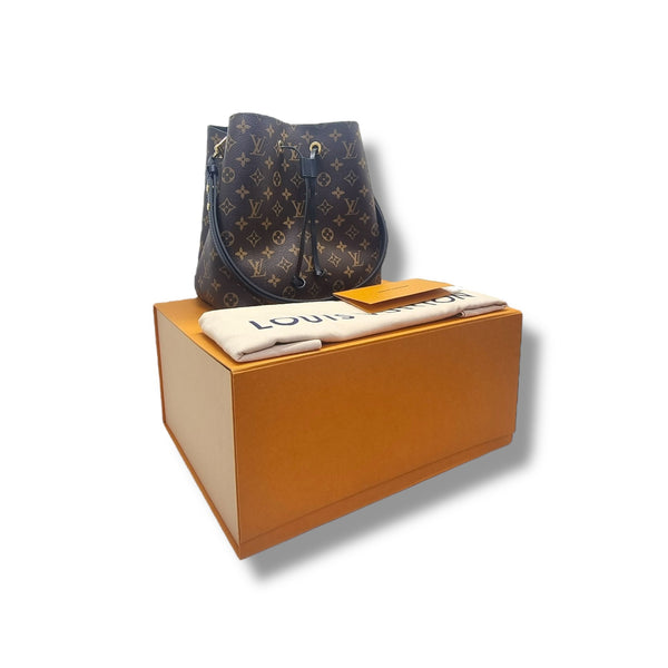Louis Vuitton Neo Noe MM Monogram Black Ghw
