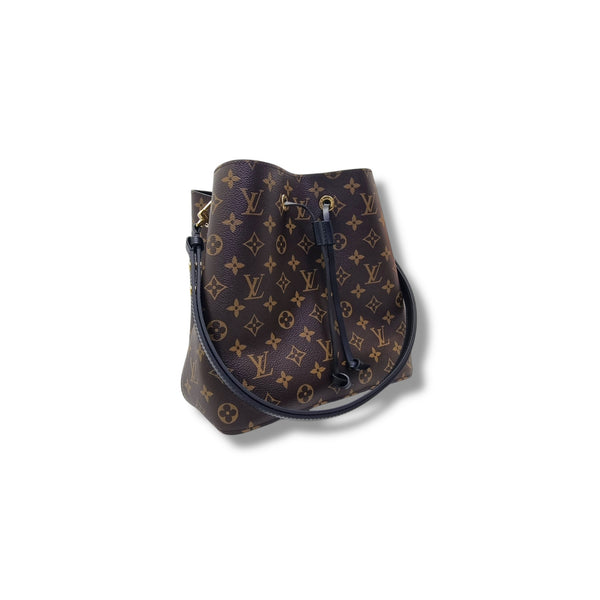 Louis Vuitton Neo Noe MM Monogram Black Ghw