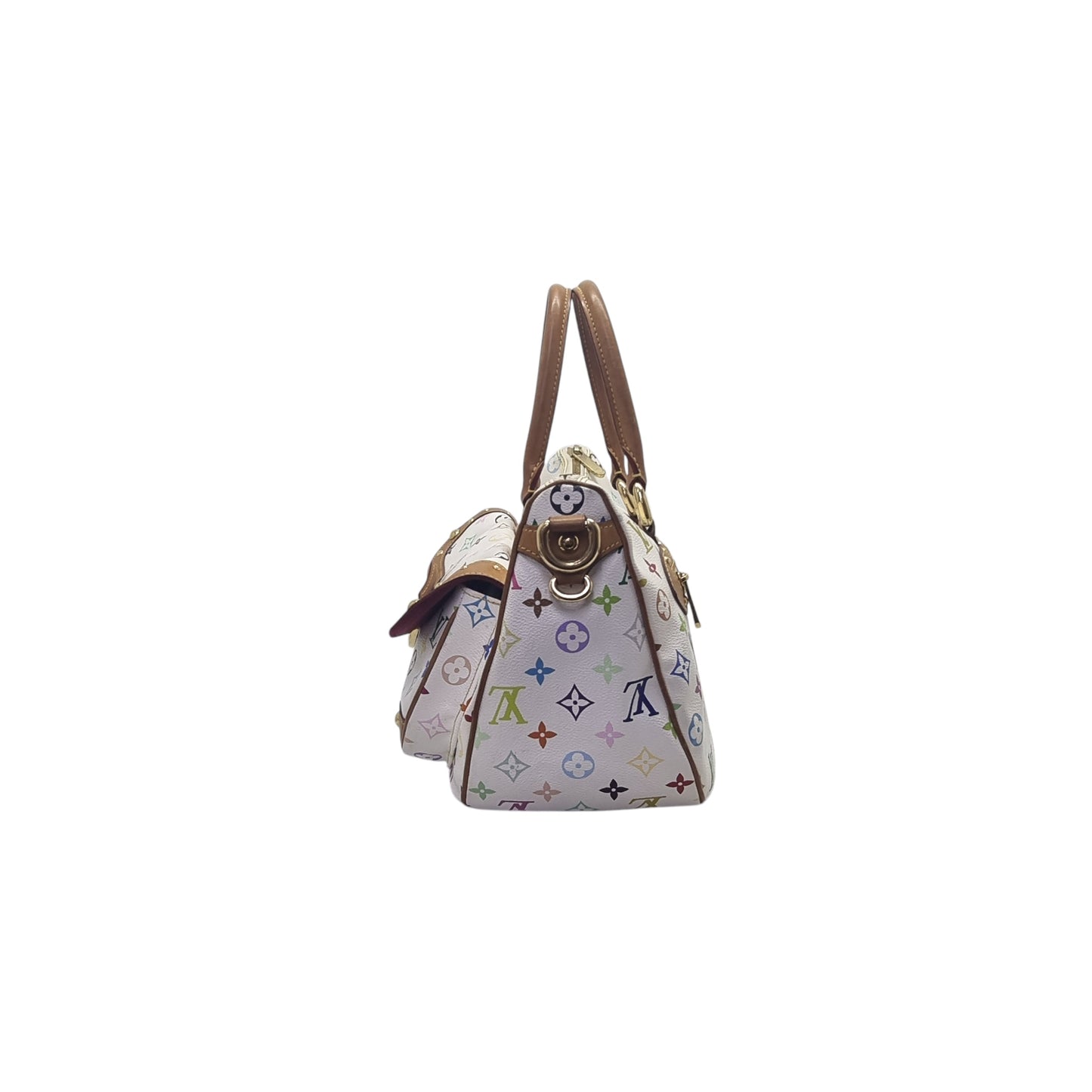 Louis Vuitton Rita Takashi Murakami Monogram Multicolor White Ghw