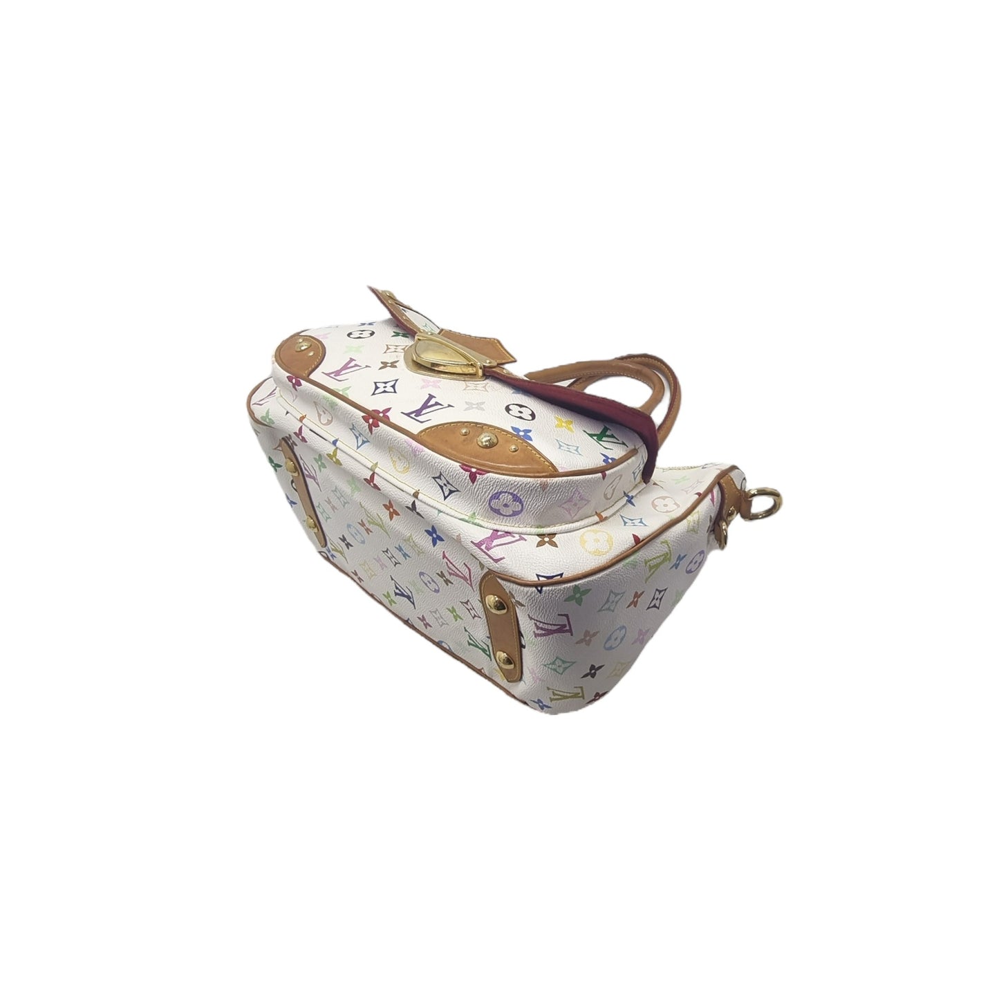 Louis Vuitton Rita Takashi Murakami Monogram Multicolor White Ghw