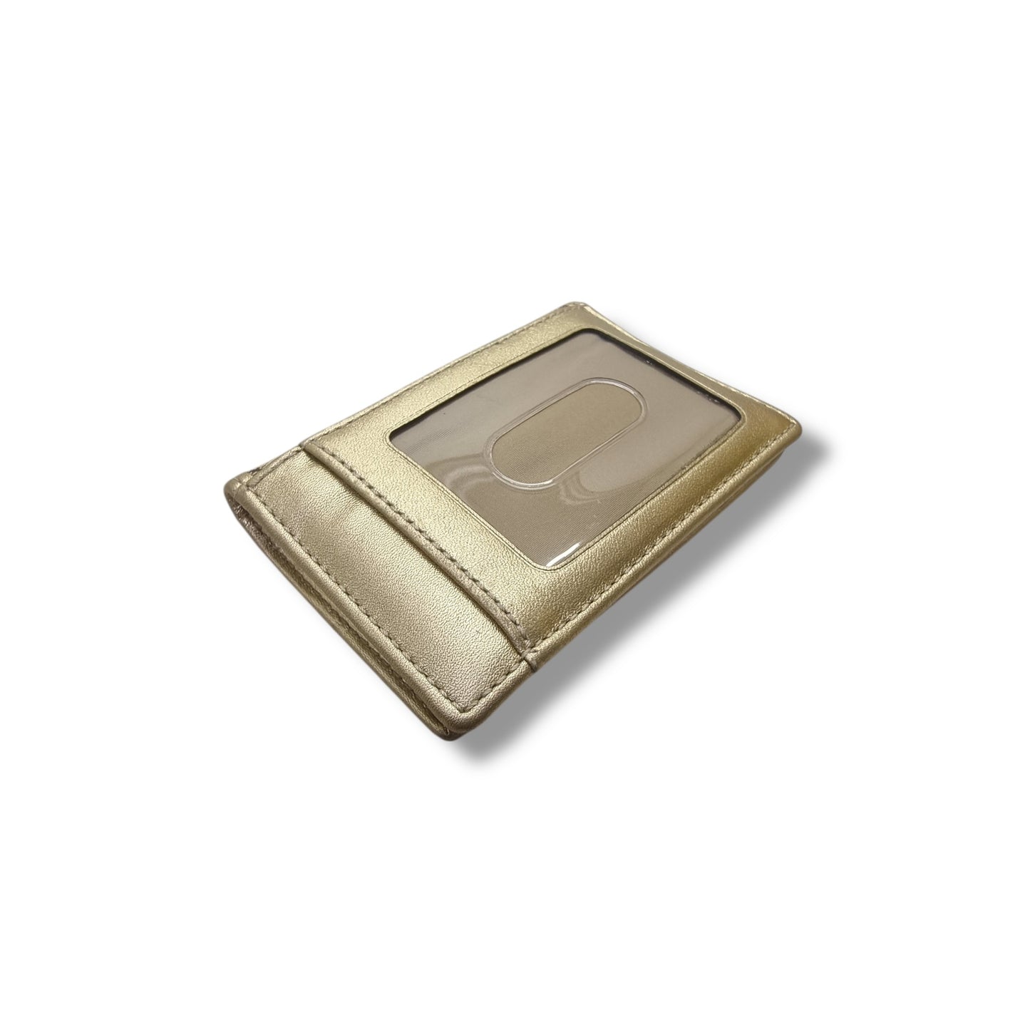 Coach Card Holder Canvas (Gold)