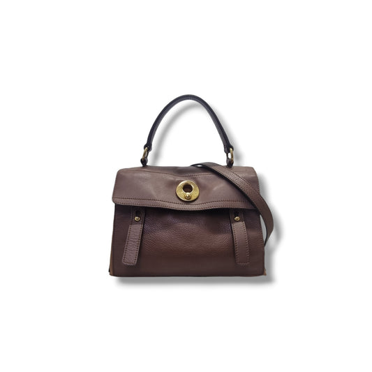 YSL Muse 2 Leather Tote Bag Ghw (Brown)