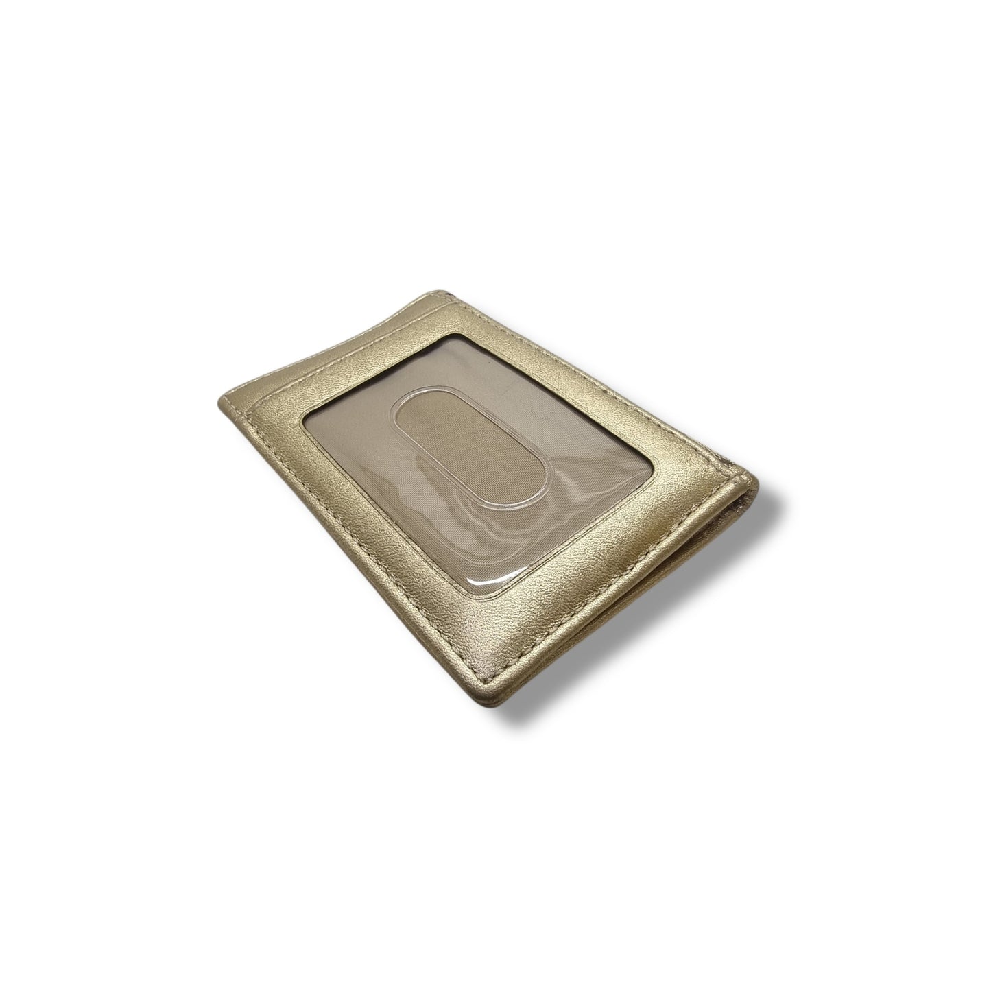 Coach Card Holder Canvas (Gold)