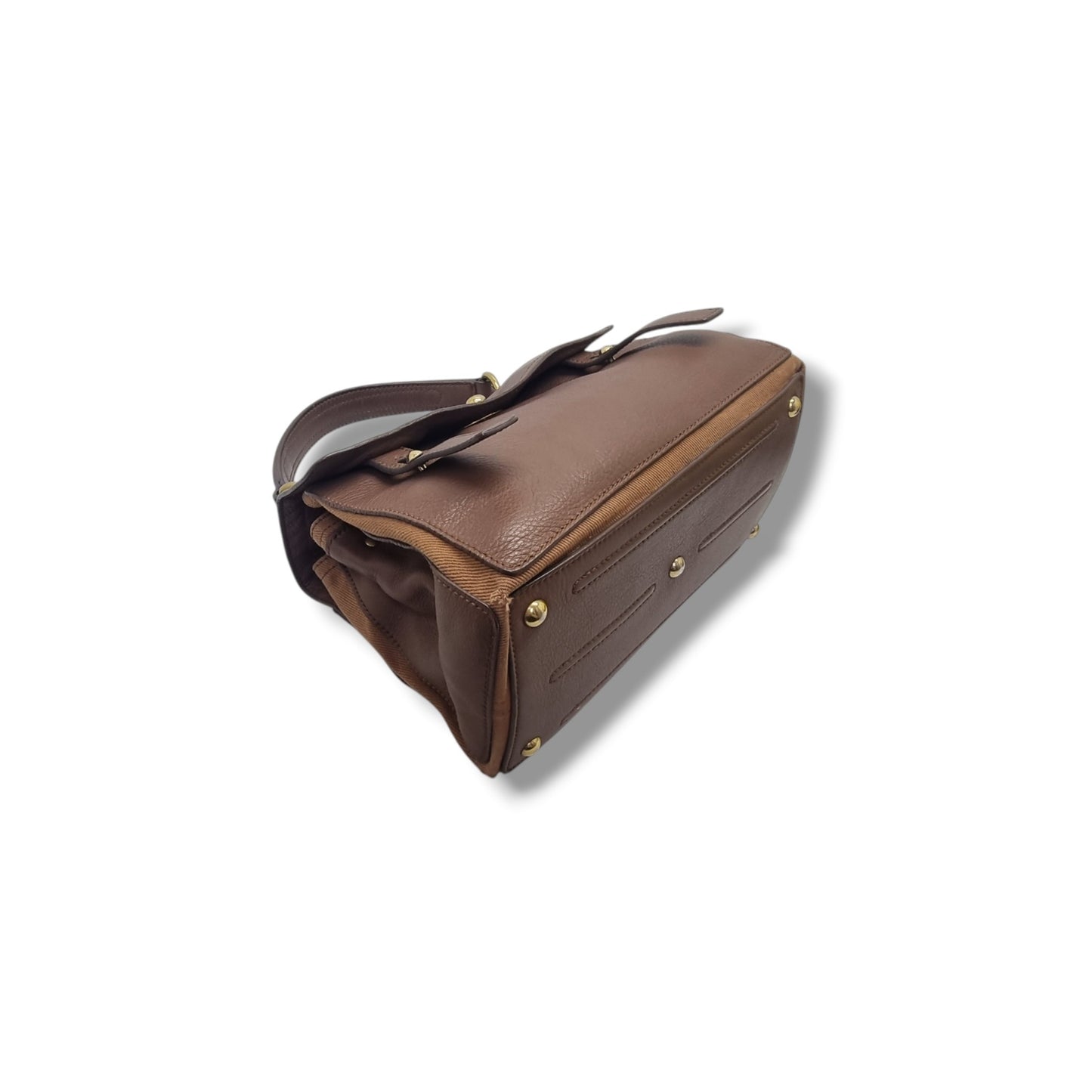 YSL Muse 2 Leather Tote Bag Ghw (Brown)