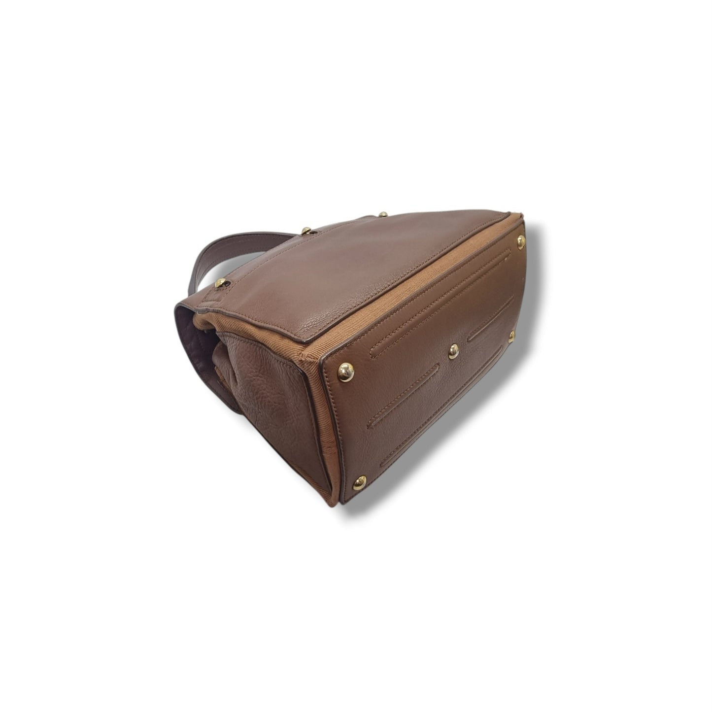 YSL Muse 2 Leather Tote Bag Ghw (Brown)