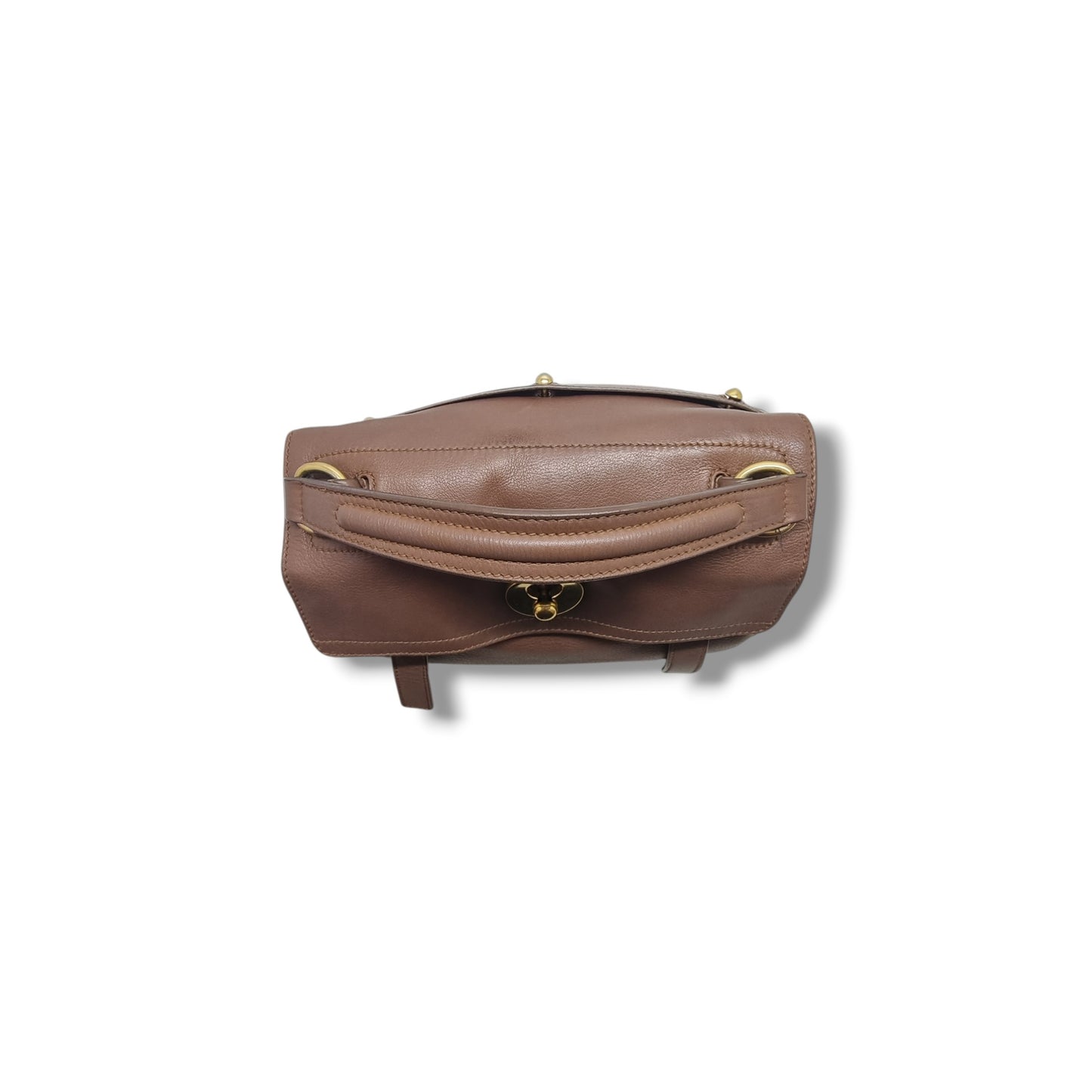 YSL Muse 2 Leather Tote Bag Ghw (Brown)
