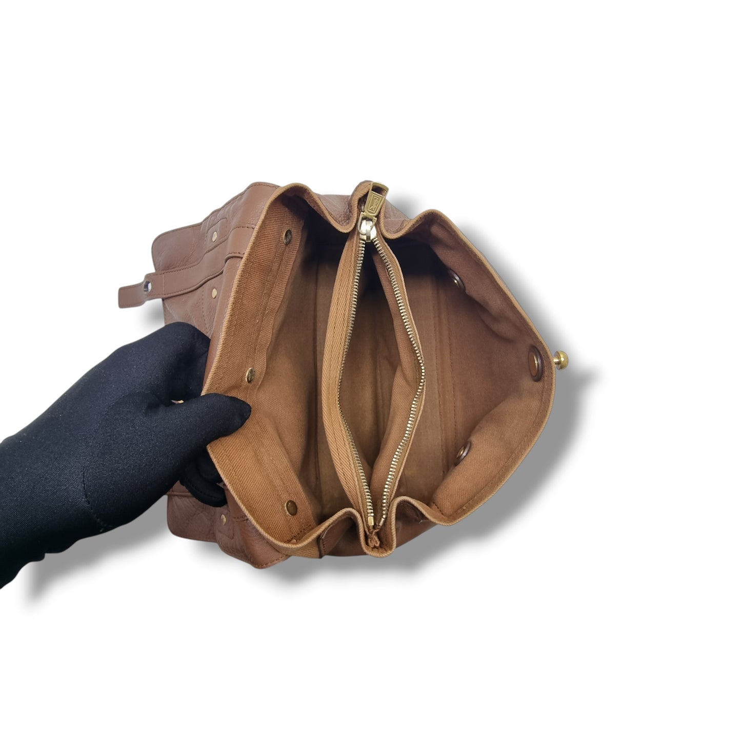 YSL Muse 2 Leather Tote Bag Ghw (Brown)