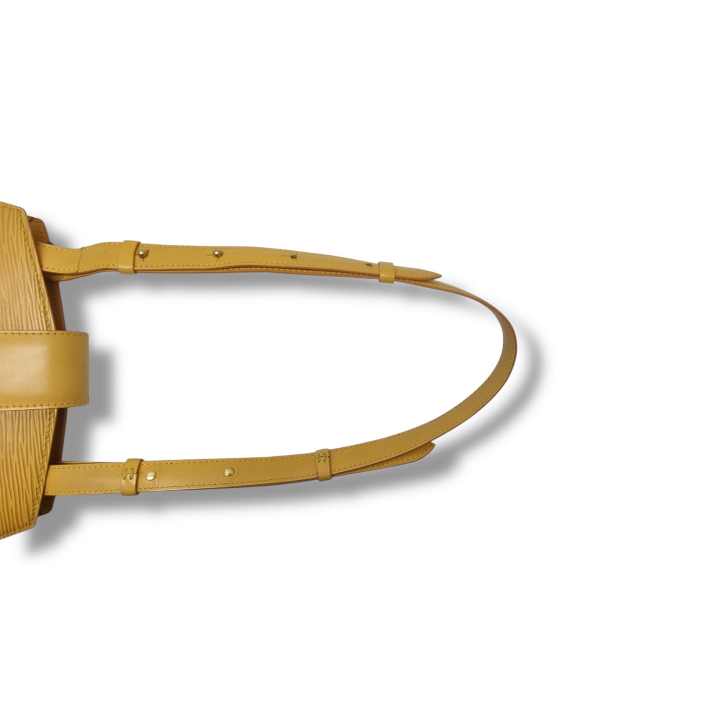 Louis Vuitton Cluny Epi Yellow Ghw