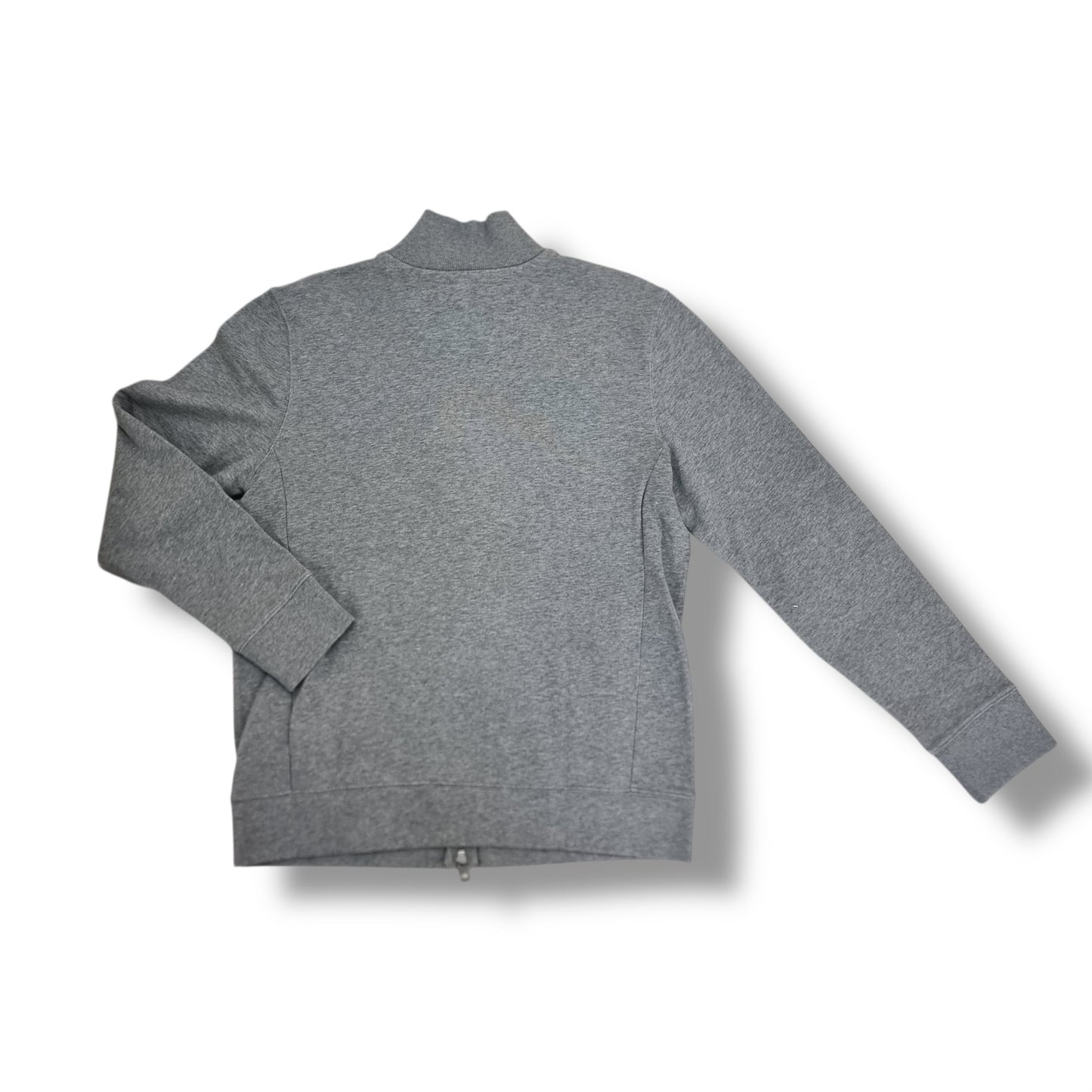 Hugo Boss Sweater Zip Neck Knitted Cotton (Grey)
