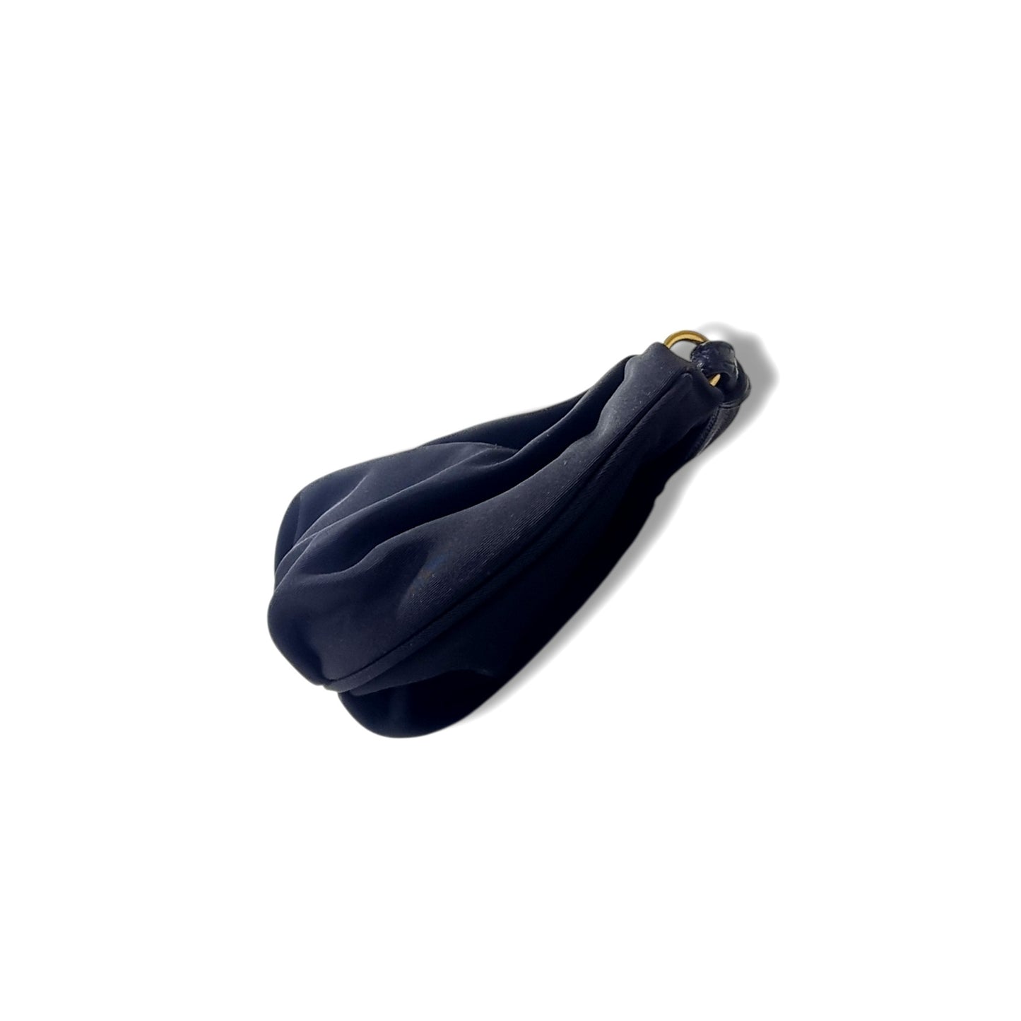 Prada 1N1422 Wristlet Nylon Clutch Ghw (Black)