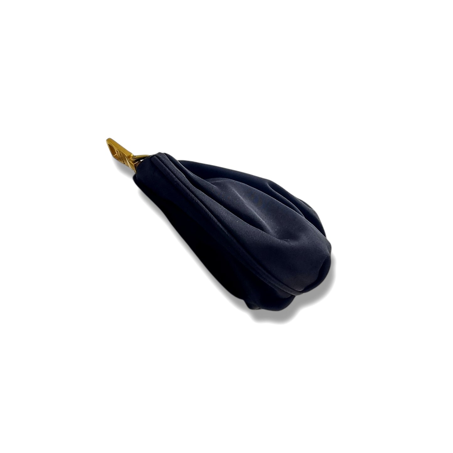 Prada 1N1422 Wristlet Nylon Clutch Ghw (Black)