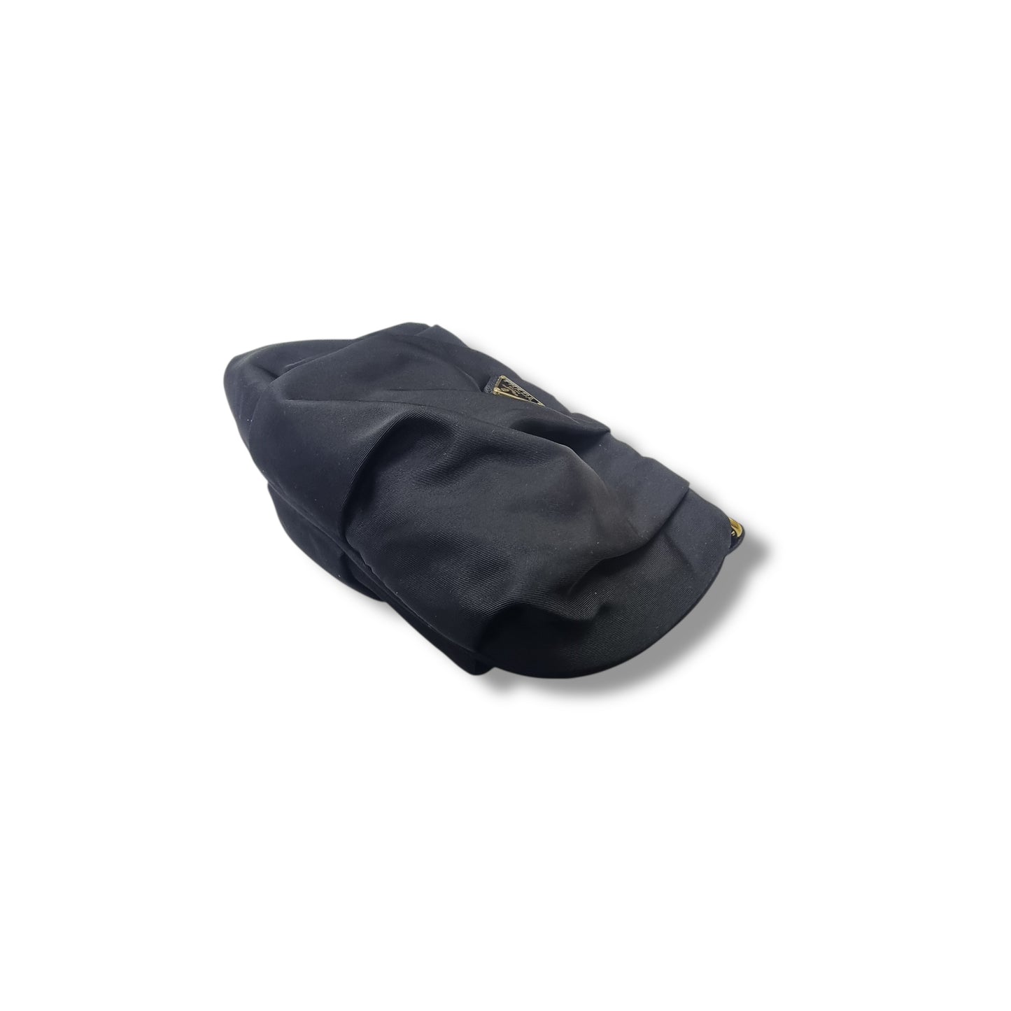 Prada 1N1422 Wristlet Nylon Clutch Ghw (Black)