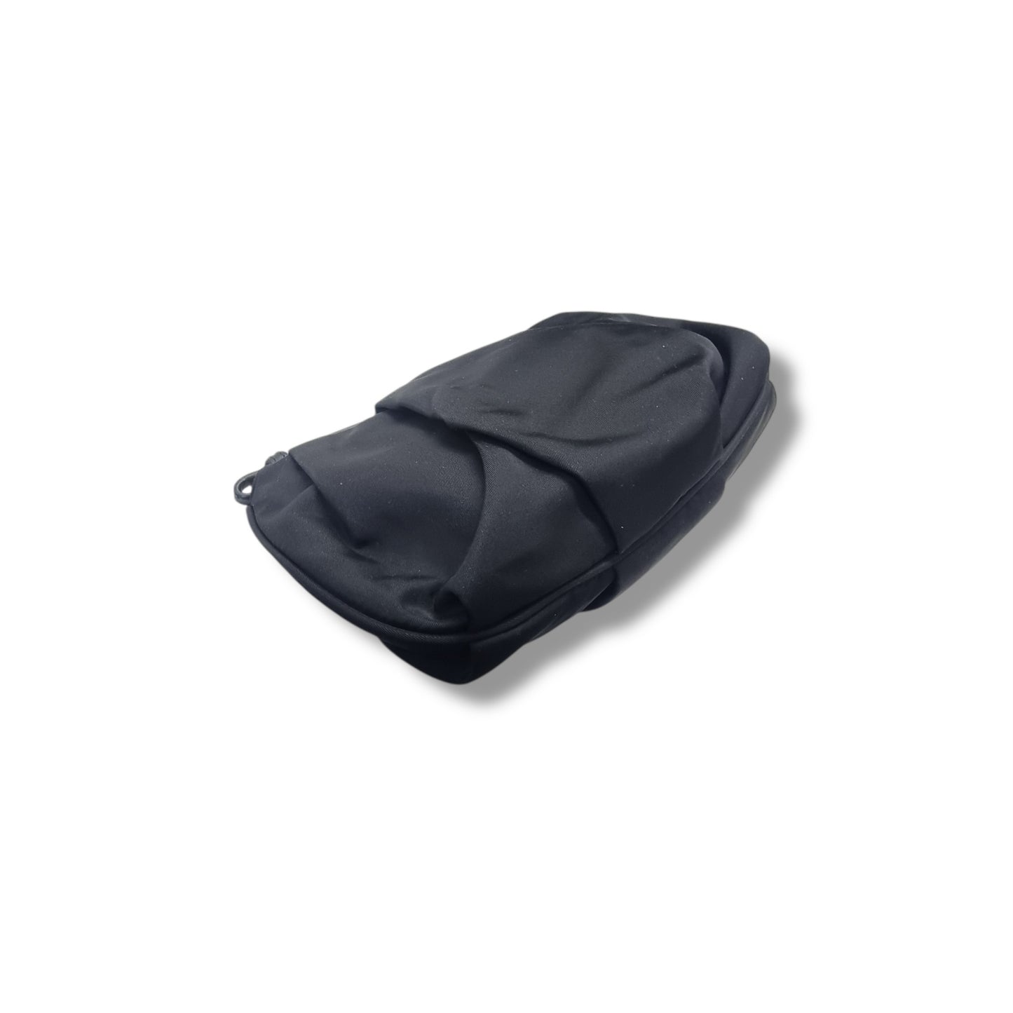 Prada 1N1422 Wristlet Nylon Clutch Ghw (Black)