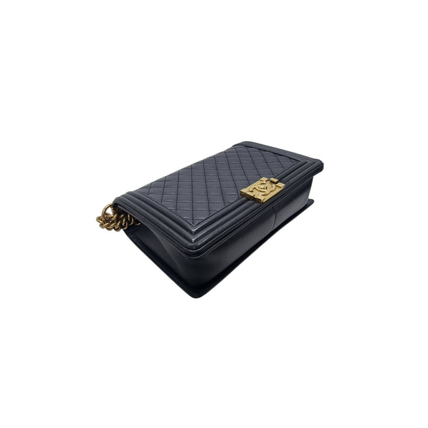 Chanel Boy Large Lambskin Black Ghw