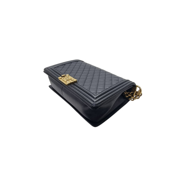 Chanel Boy Large Lambskin Black Ghw