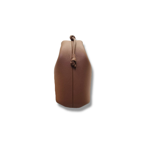 Polene Beri Grain Spanish Calfskin Crossbody Ghw (Camel)