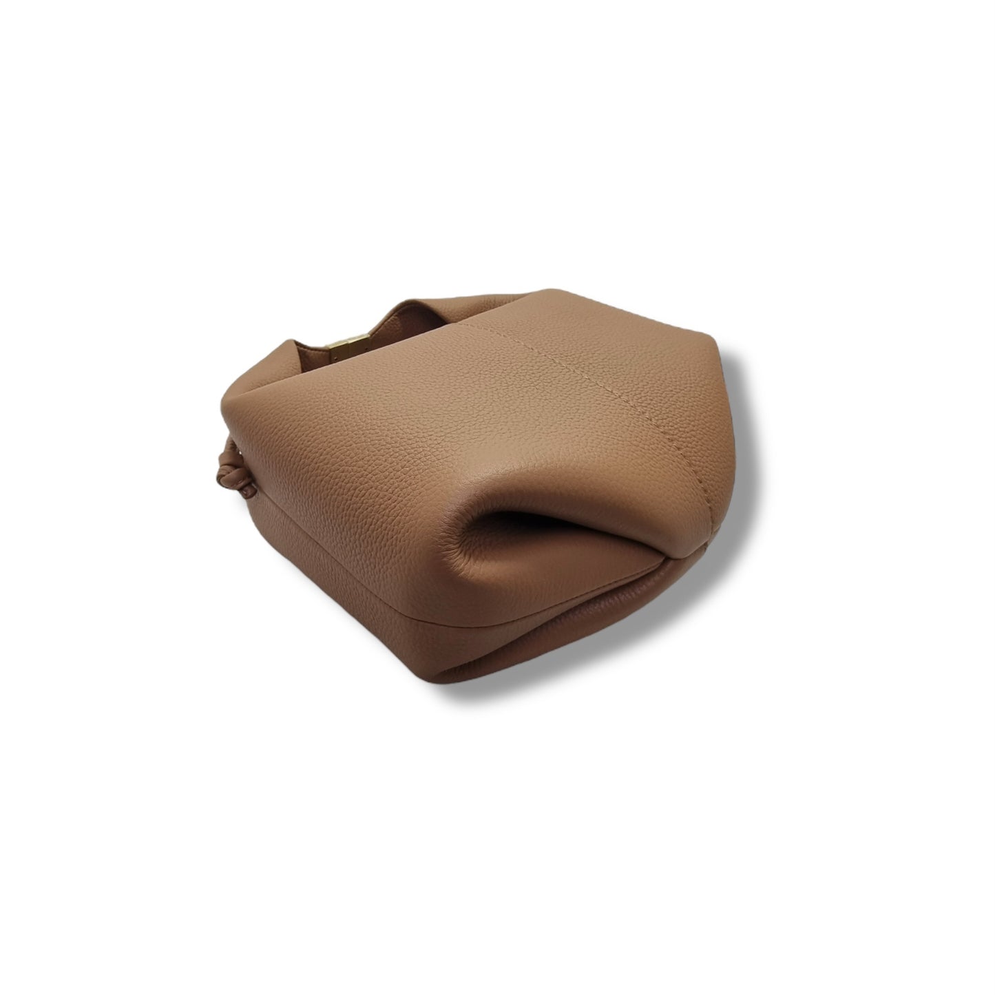 Polene Beri Grain Spanish Calfskin Crossbody Ghw (Camel)