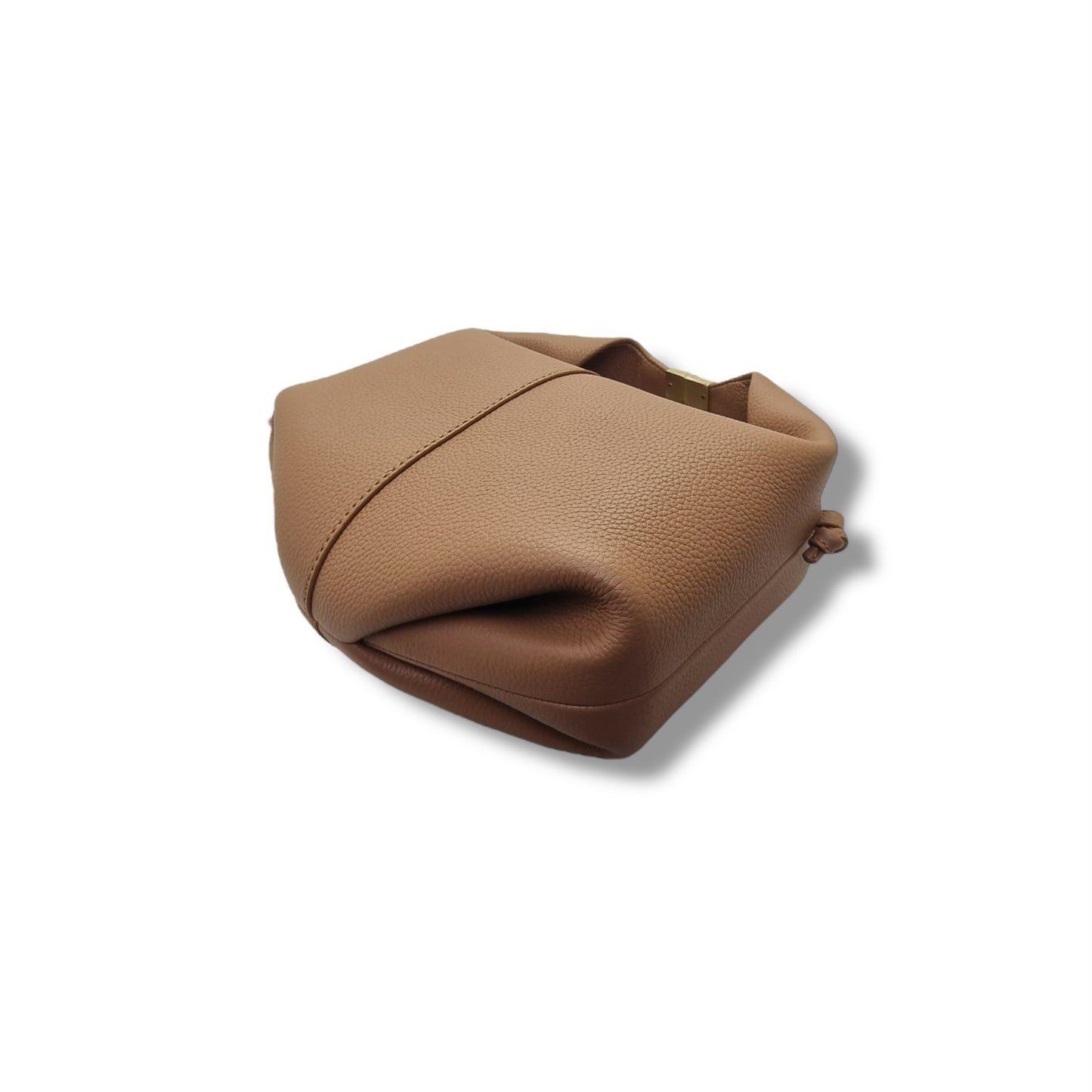 Polene Beri Grain Spanish Calfskin Crossbody Ghw (Camel)