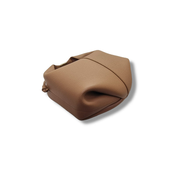 Polene Beri Grain Spanish Calfskin Crossbody Ghw (Camel)